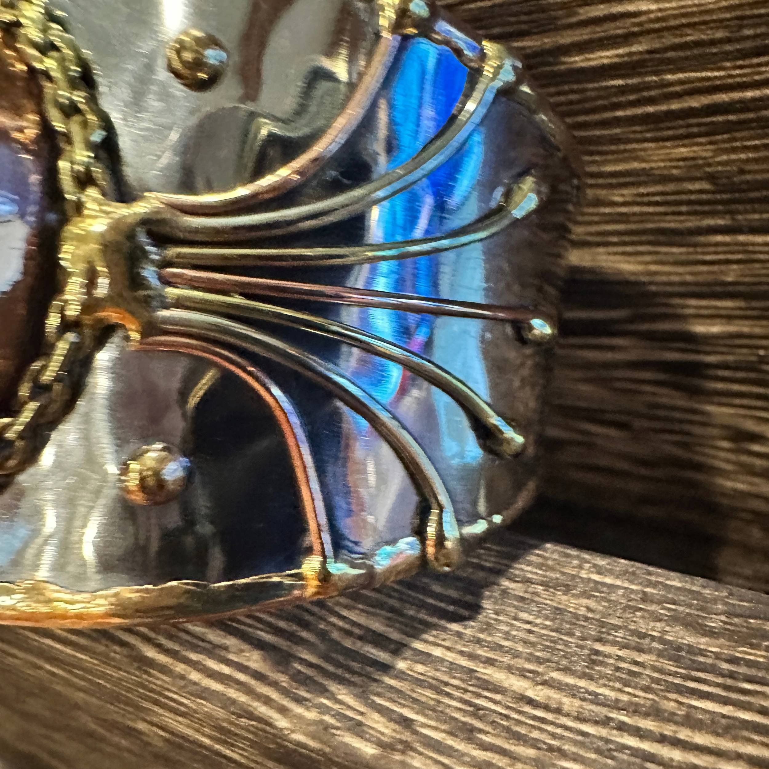 Other Artisan-Made 2-Inch Adjustable Cuff Bracelet with Rhodonite Size ONE SIZE - 5 Thumbnail