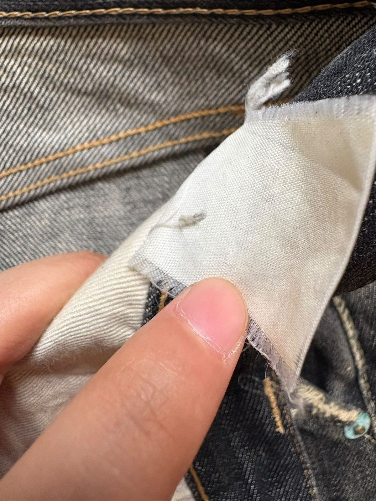 Japanese Brand Vintage Japanese Brand Button Fly Loose Baggy Jeans Size US 38 / EU 54 - 10 Thumbnail