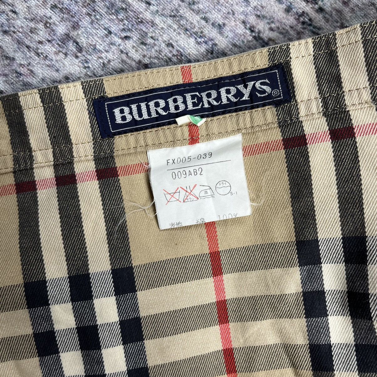 Burberry × Vintage Vintage 90s Burberrys reversible tartan nova check skirt Size 24" / US 00 / IT 34 - 5 Thumbnail