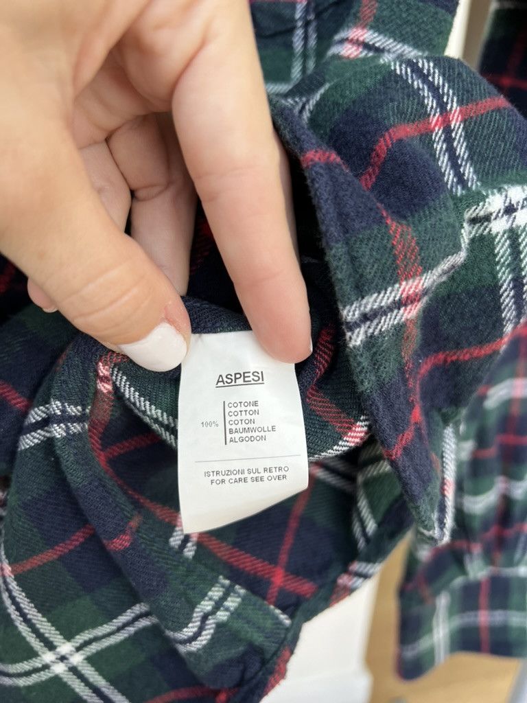 Aspesi Aspesi Green Flannel Size US L / EU 52-54 / 3 - 3 Thumbnail