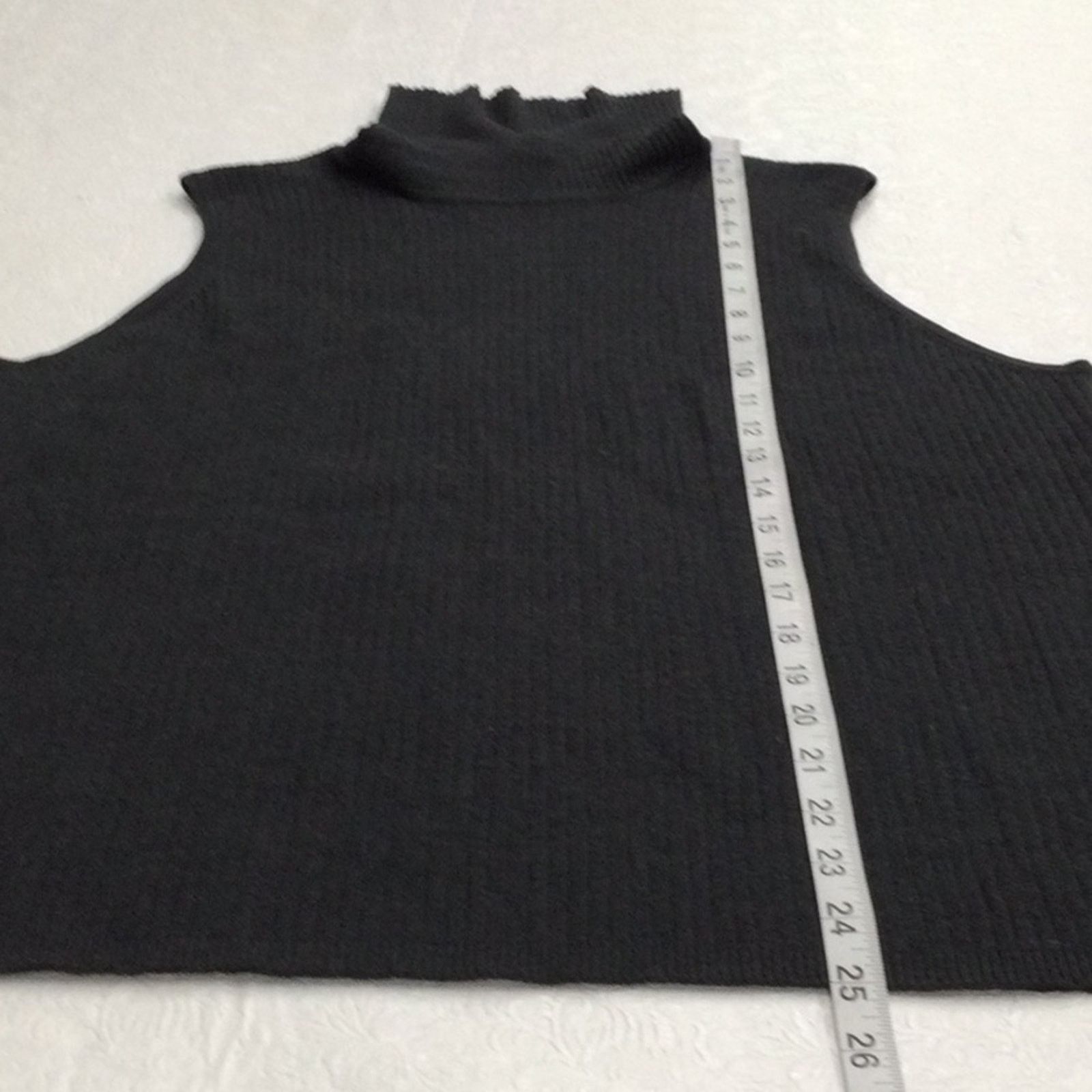 Chicos Chico's Dark Gray Turtleneck Sleeveless Top Size 3/XL/16 Size XL / US 12-14 / IT 48-50 - 16 Thumbnail