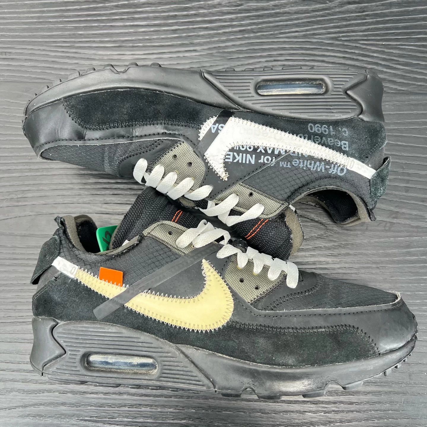 Nike Nike Air Max90 Black 42.5 2x Worn Like New+Box Size US 9.5 / EU 42-43 - 3 Thumbnail