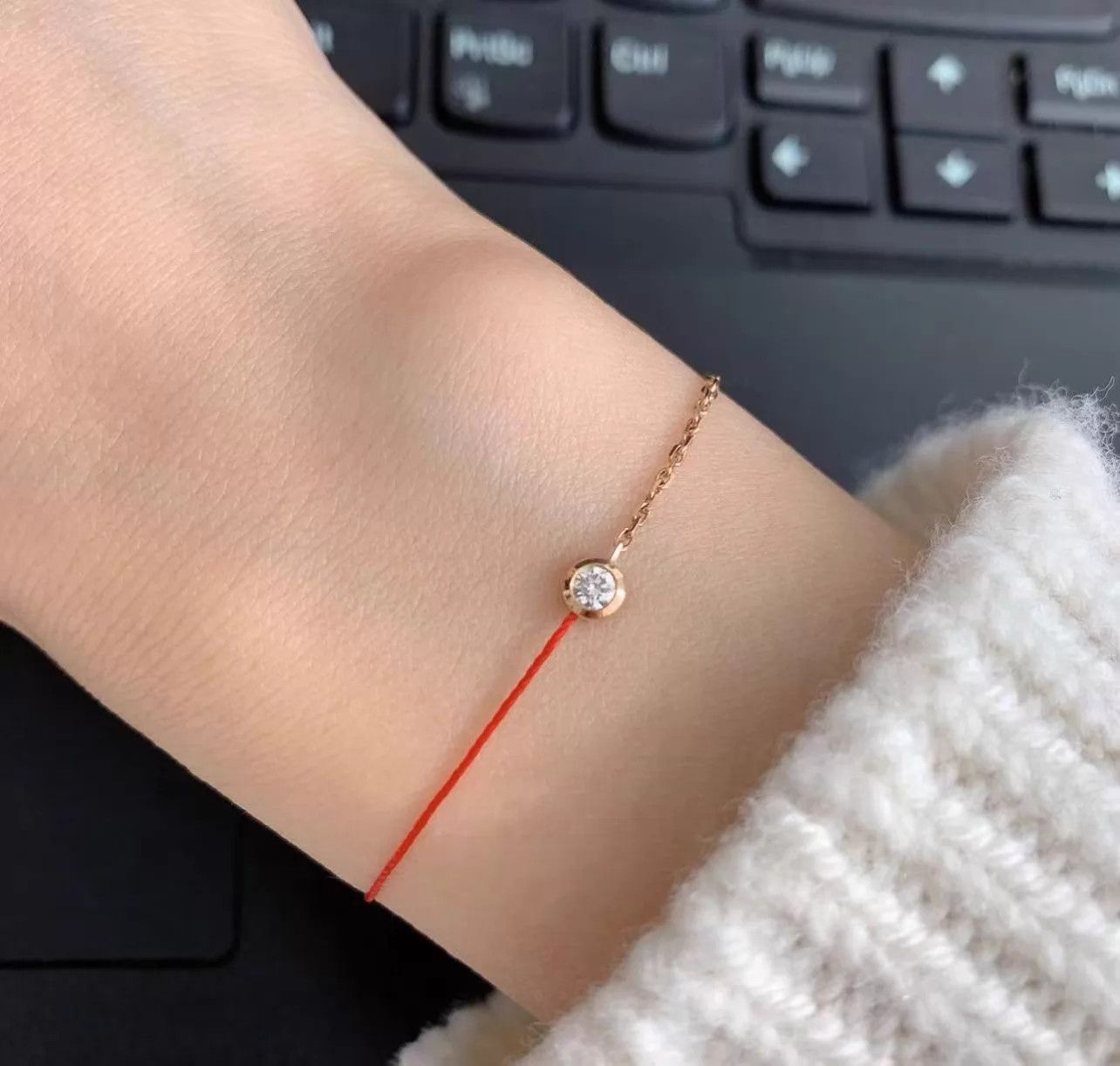 Other Redline 0.2ct Diamond Rose Gold Bracelet 24 Boxed Size ONE SIZE - 2 Thumbnail