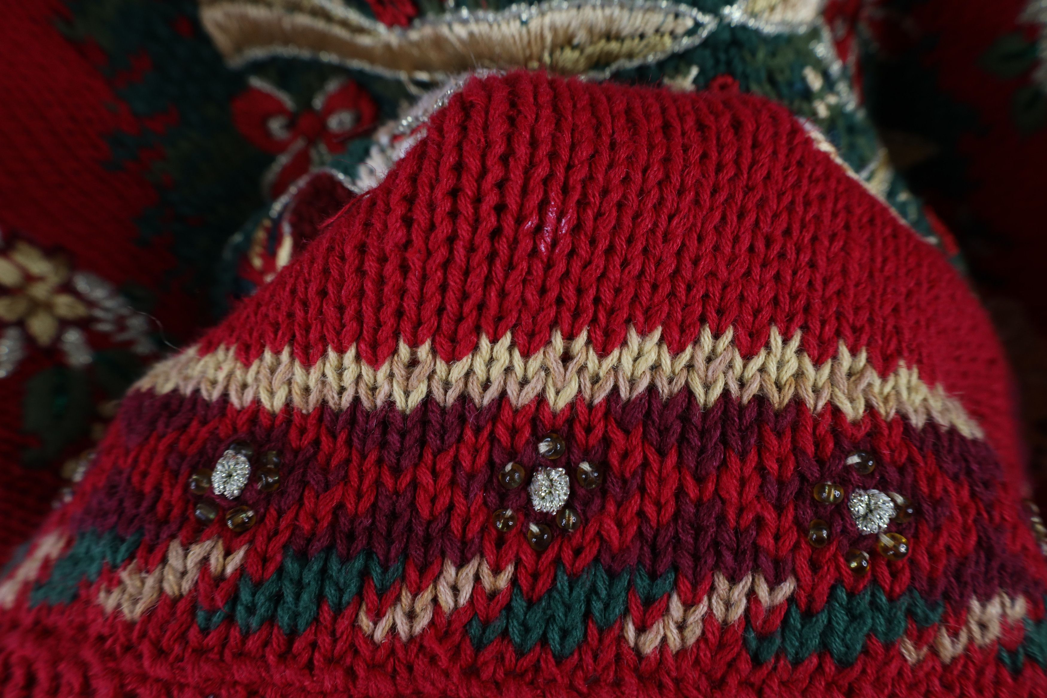 Vintage Vintage 90s Streetwear Heavyweight Christmas Knit Sweater Size XL / US 12-14 / IT 48-50 - 9 Thumbnail