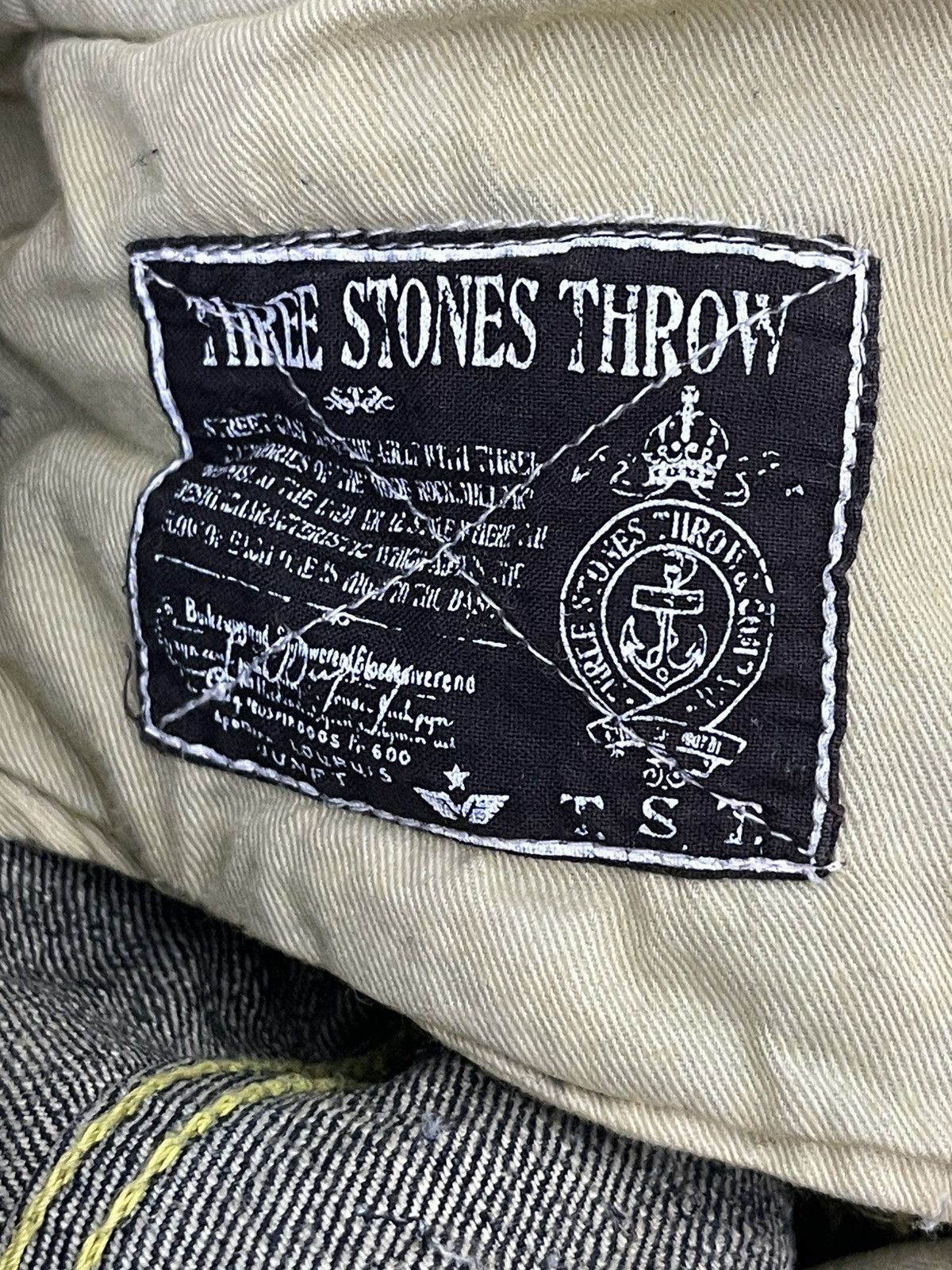 Japanese Brand Flare Jeans Three Stones Distress Low Rise Boot Cut 7🟦0 Size US 30 / EU 46 - 19 Thumbnail