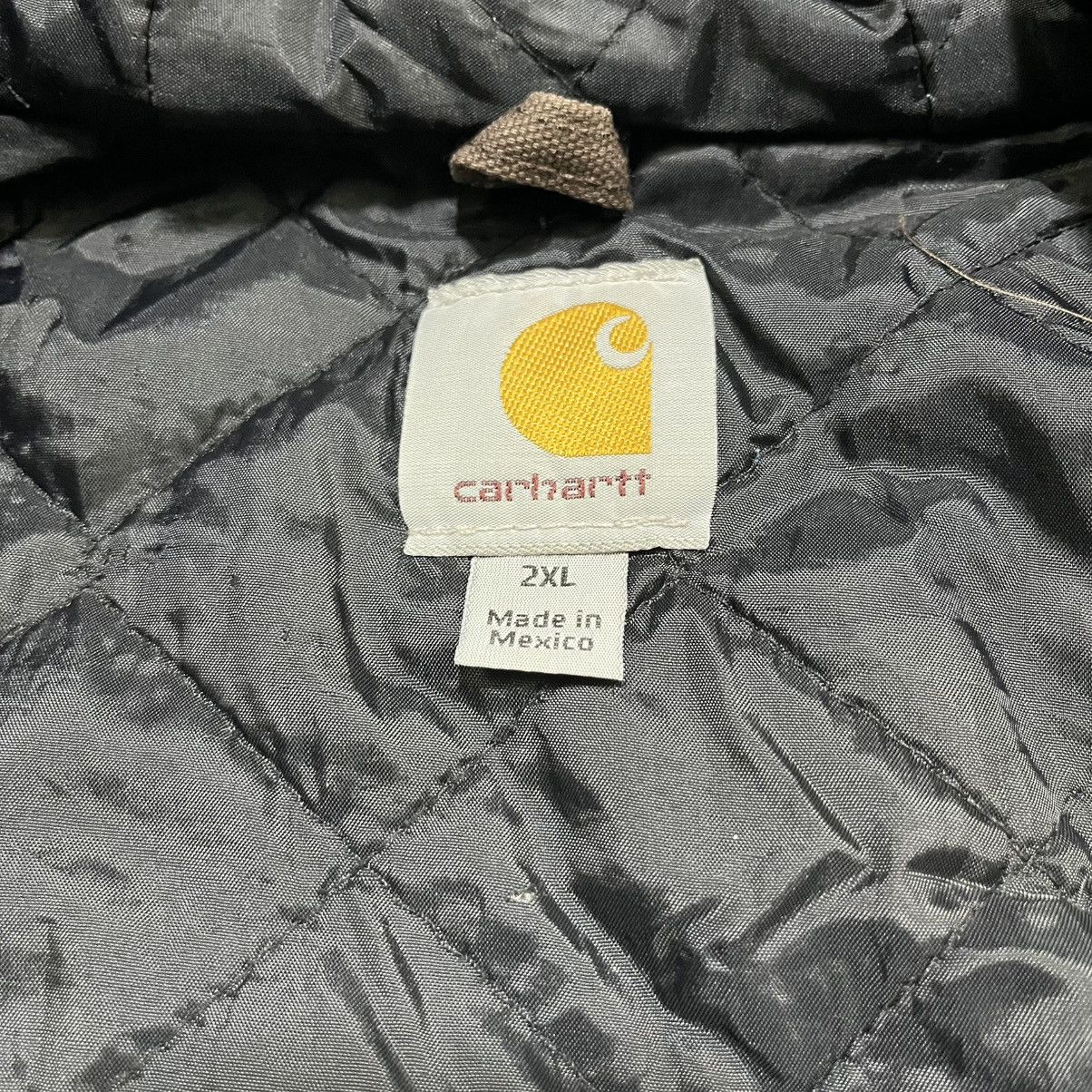 Carhartt VINTAGE CARHARTT BROWN CANVAS WORKWEAR HOODED JACKET SZ XXL Size US XXL / EU 58 / 5 - 8 Thumbnail