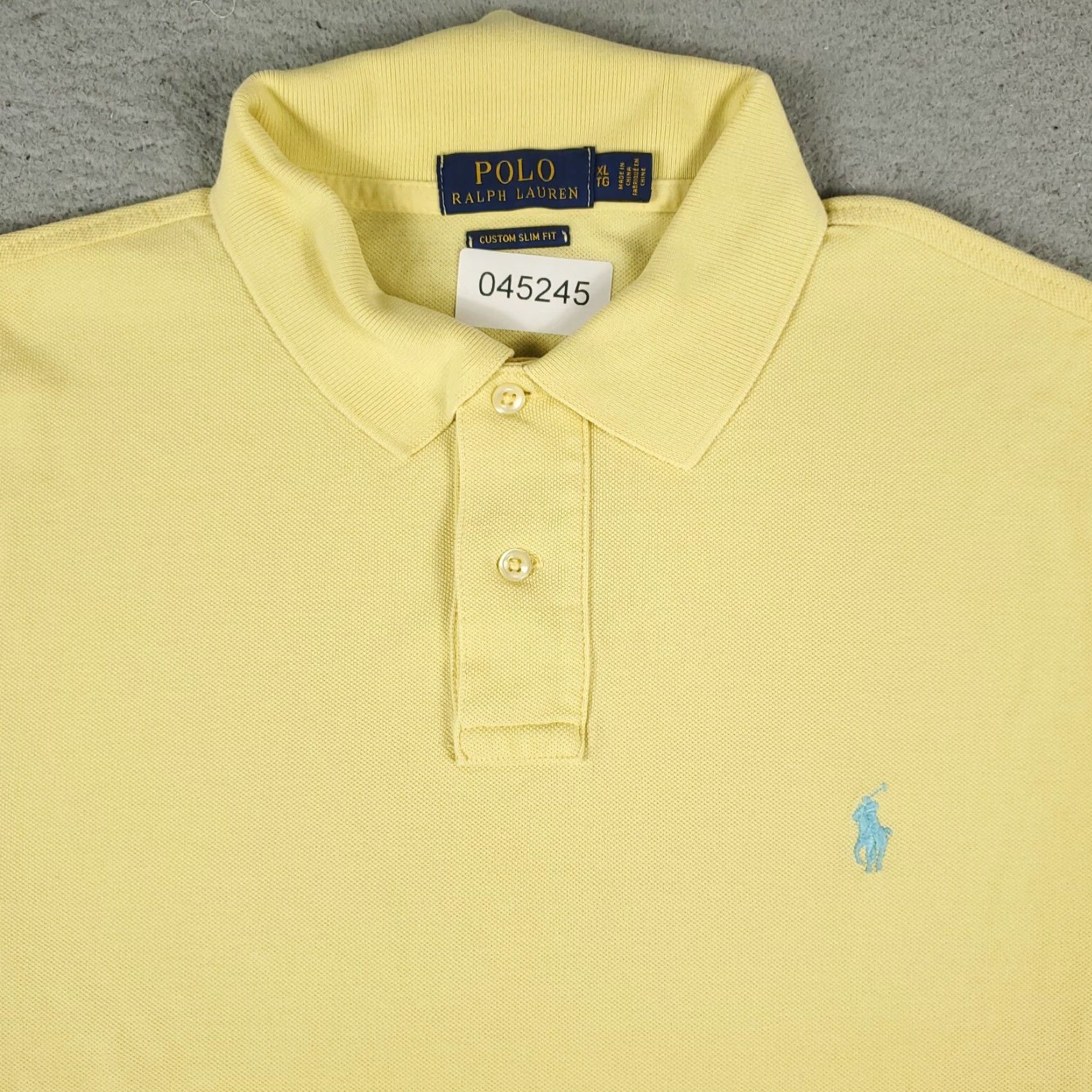 Ralph Lauren Ralph Lauren Polo Shirt Mens XL Yellow Casual Short Sleeve Activewear Size US XL / EU 56 / 4 - 2 Thumbnail
