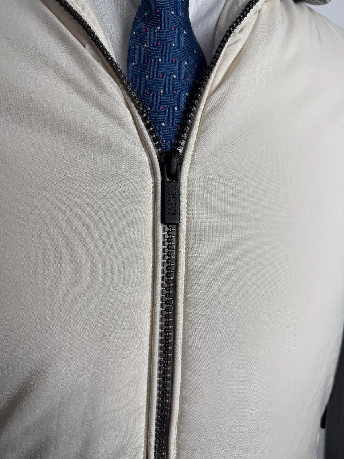 Boggi Boggi Milano Wool Long Sleeve Outerwear High Neck Jacket Size US M / EU 48-50 / 2 - 5 Thumbnail