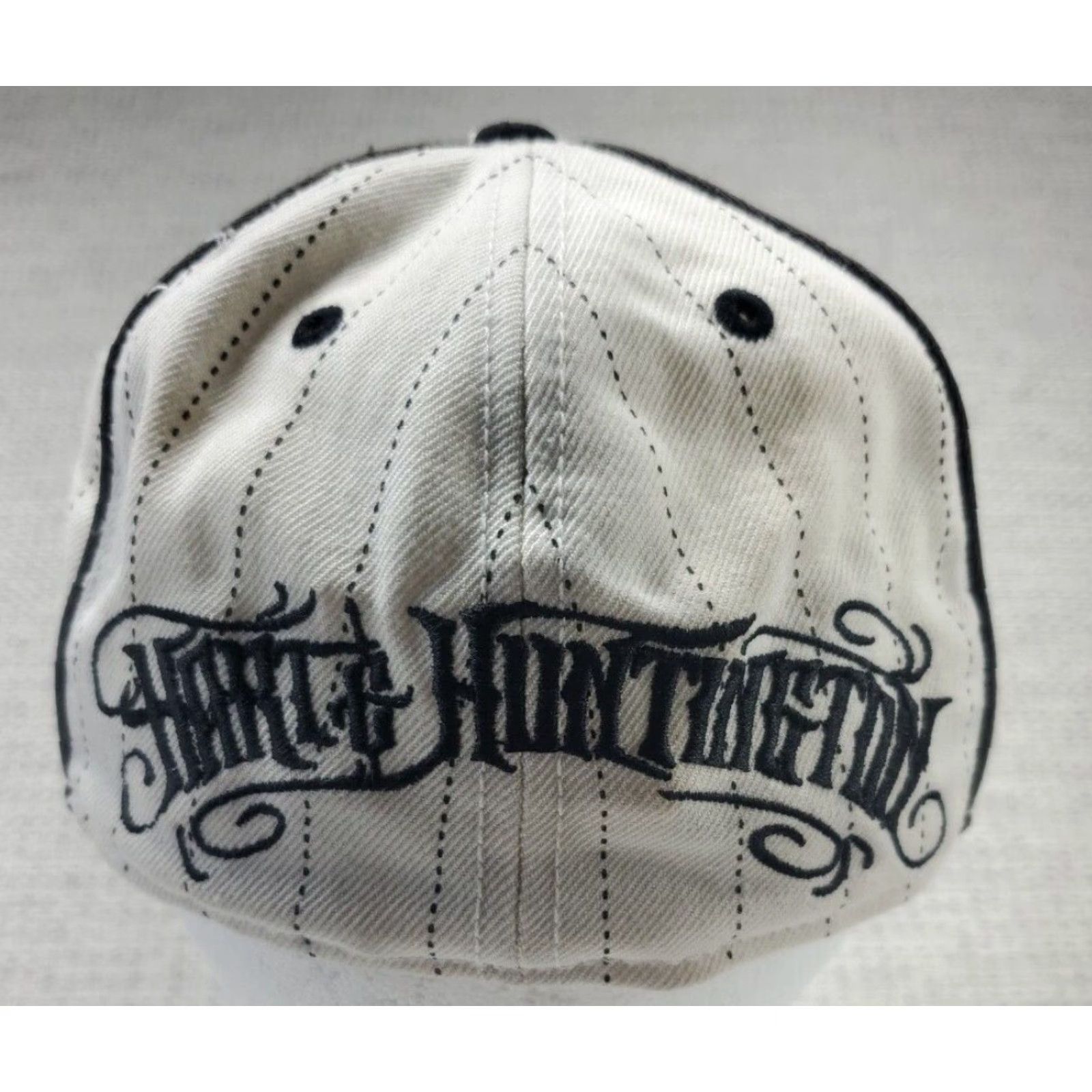 Bally Hart and Huntington 59Fifty Baseball Cap Hat Fitted 7 White 59Fifty Baseball Cap Mens Cap Pinstripe Ball Hat Size ONE SIZE - 2 Thumbnail