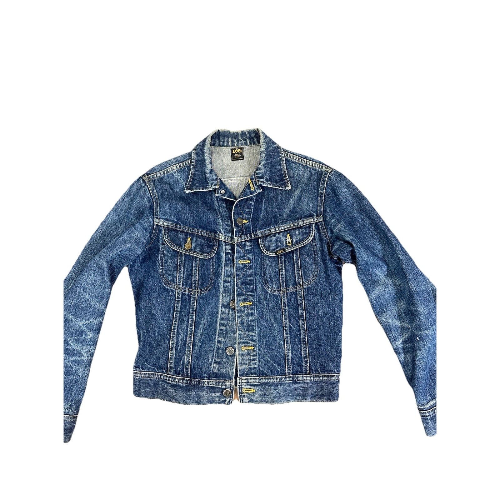 Lee Vintage Lee Denim Jacket Made In Canada Patina Whiskering 70 Size US M / EU 48-50 / 2 - 2 Thumbnail