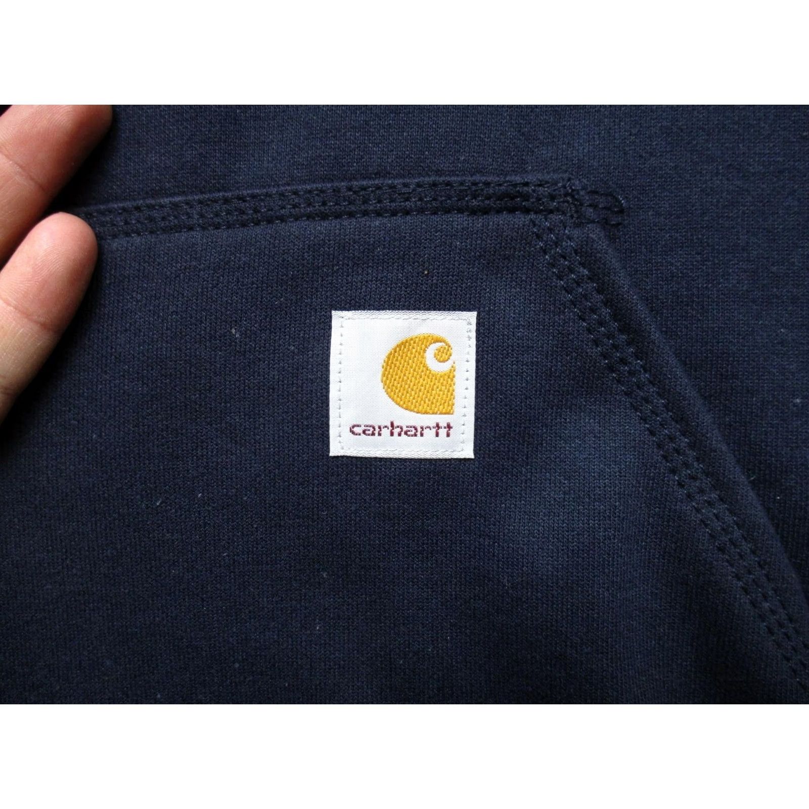 Carhartt Carhartt Hoodie Mens XL Blue Loose Fit Graphic Pullover Fleece Workwear Size US XL / EU 56 / 4 - 5 Thumbnail
