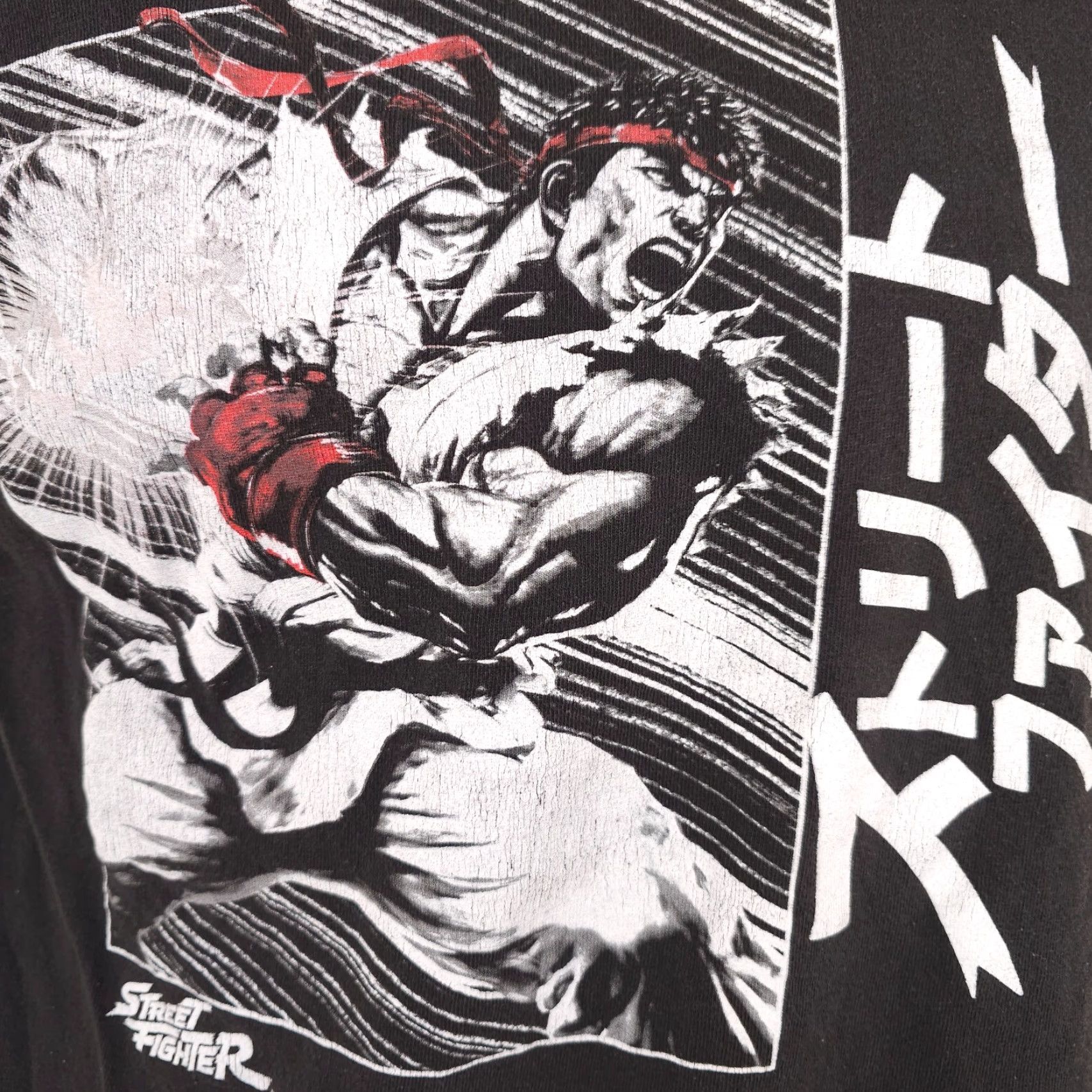 Vintage Ryu Street Fighter T Shirt Mens Size Medium Black Capcom Fighting Game Shirt Size US M / EU 48-50 / 2 - 3 Thumbnail