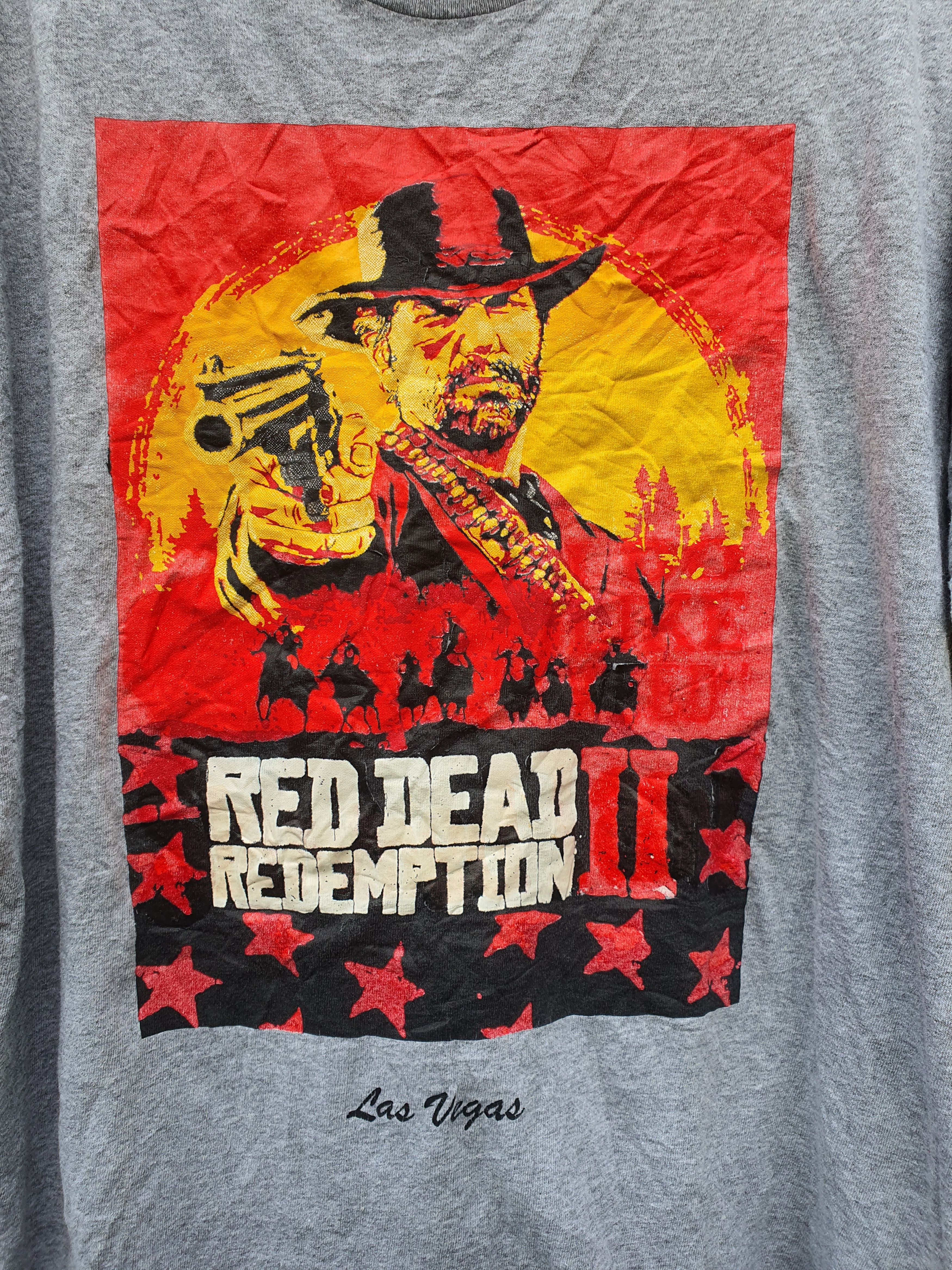 Playstation Red Dead Redemption 2 Promo Tshirt Size US XL / EU 56 / 4 - 4 Thumbnail