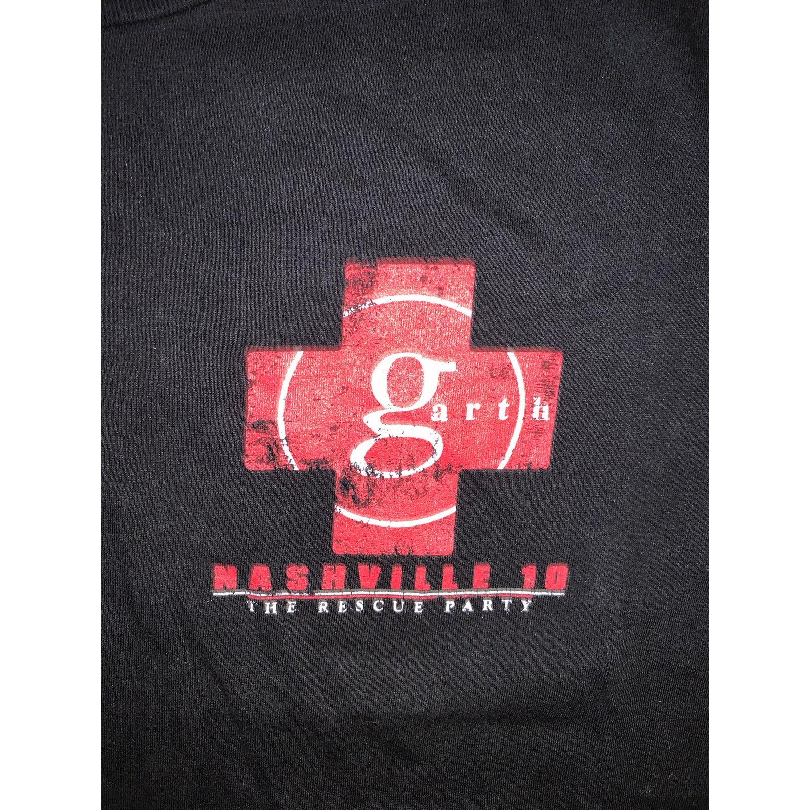 Hanes Garth Brooks Nashville 10 Rescue Party 2010 T Shirt Medium Size US M / EU 48-50 / 2 - 2 Thumbnail