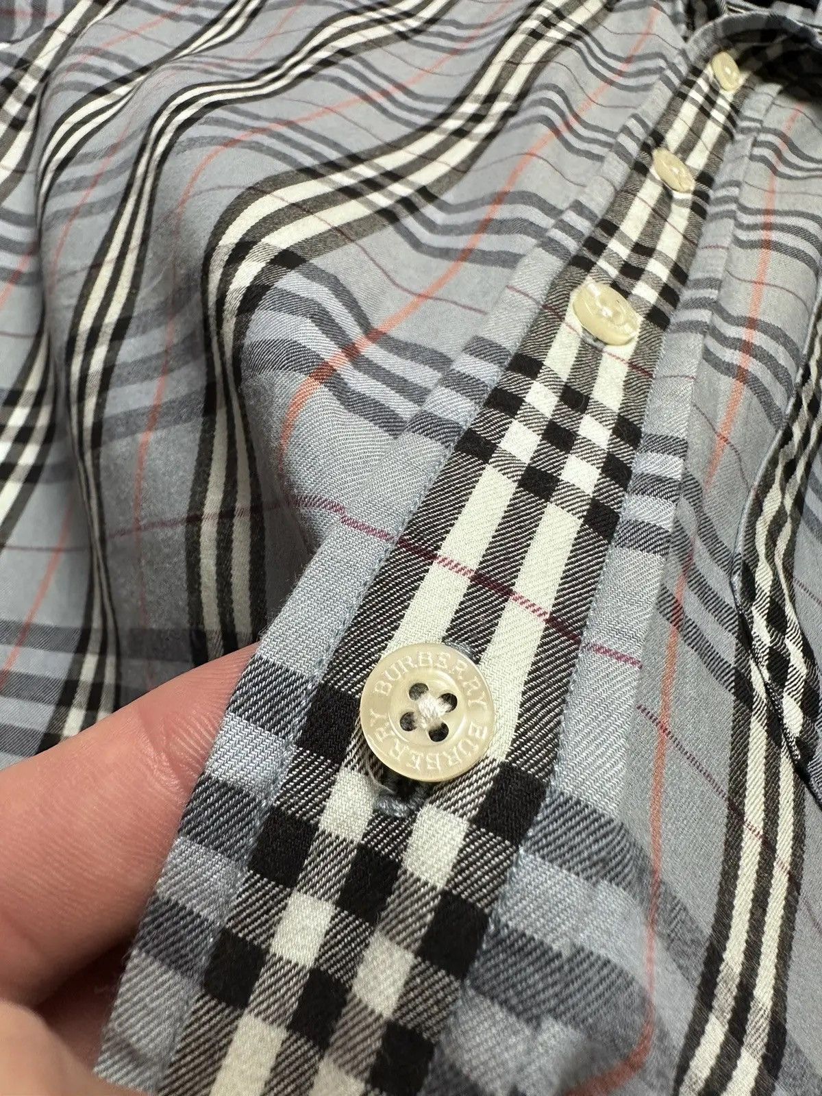Burberry Vintage plaid blue Burberry shirt short sleeve S rare Size US S / EU 44-46 / 1 - 5 Thumbnail