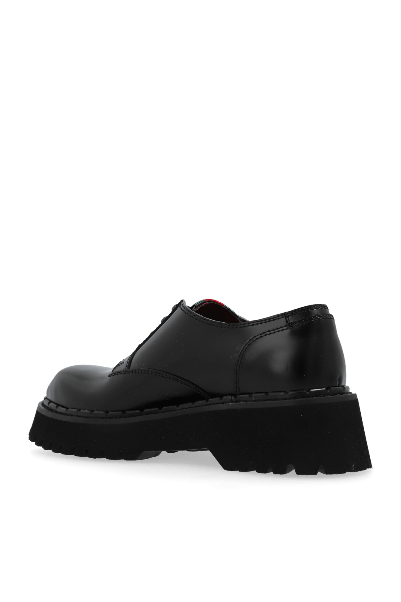 Gucci oc11z1025 Lace-Up Shoes With Web in Black Size US 5 / IT 35 - 5 Thumbnail