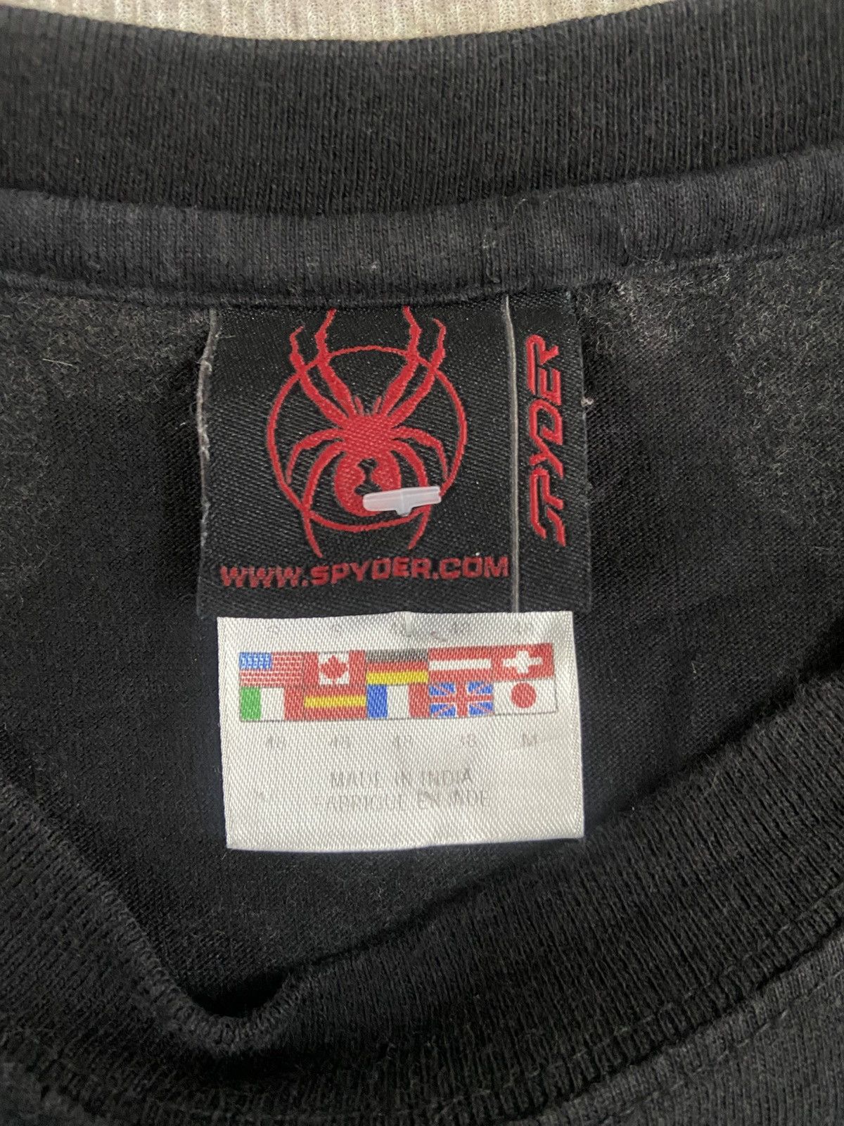 Spyder Spyder T-Shirt Spider Web Hexagon Y2K Streetwear Size US L / EU 52-54 / 3 - 3 Thumbnail