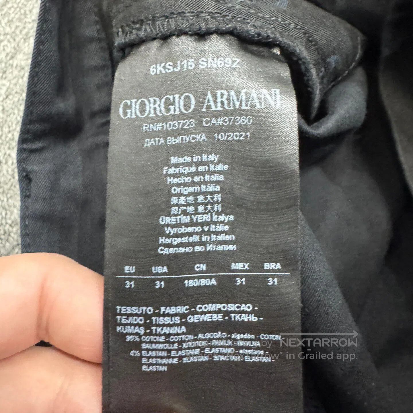 Armani Armani casual pants| Size US 31 - 5 Thumbnail