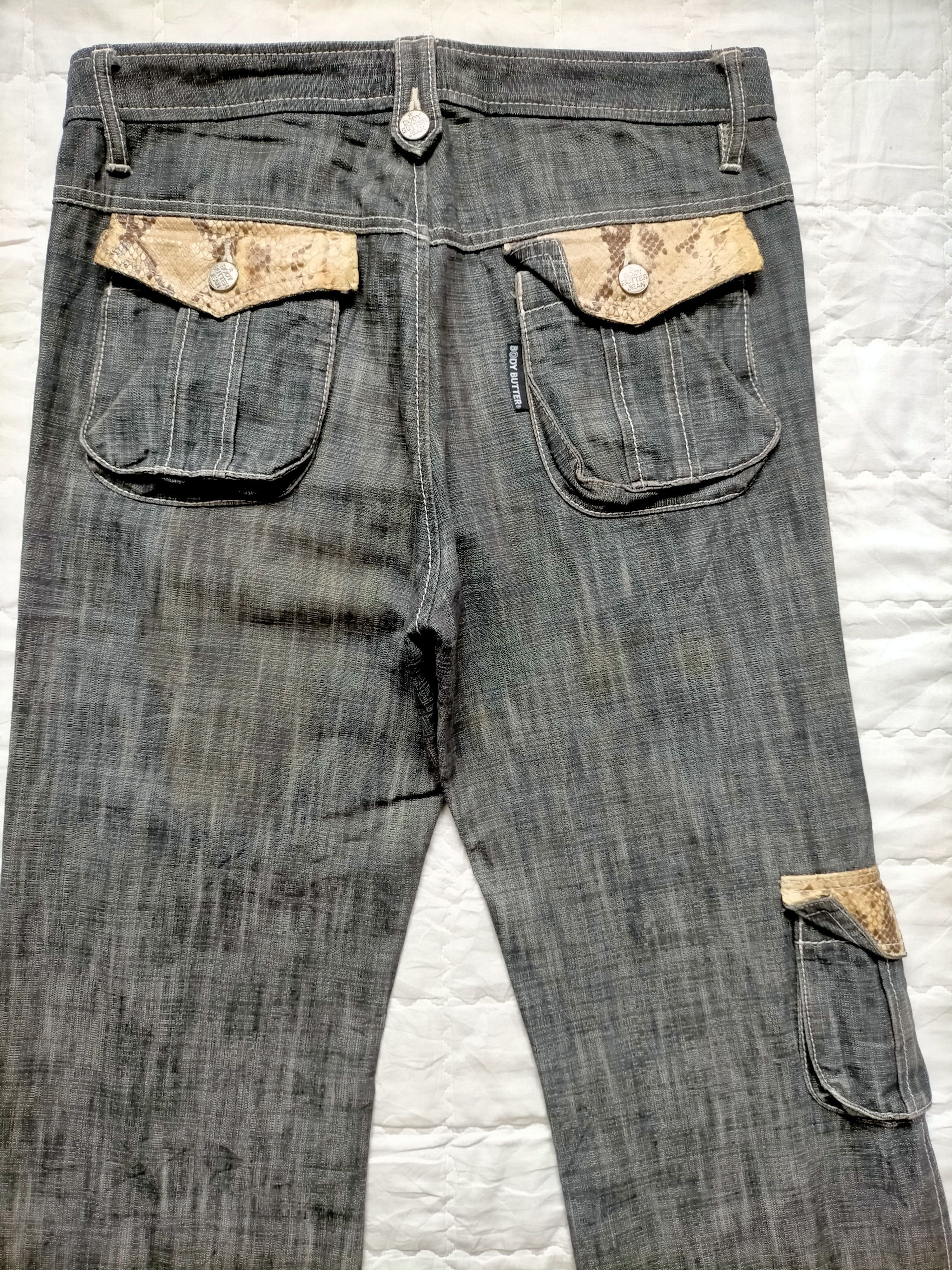 Le Grande Bleu (L.G.B.) Flare Jeans Body Butter Black Jeans Size US 30 / EU 46 - 11 Thumbnail