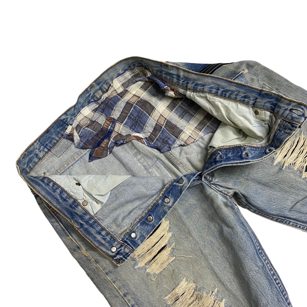 Levi's Levis 501 vintage distressed custom made Size US 36 / EU 52 - 5 Thumbnail