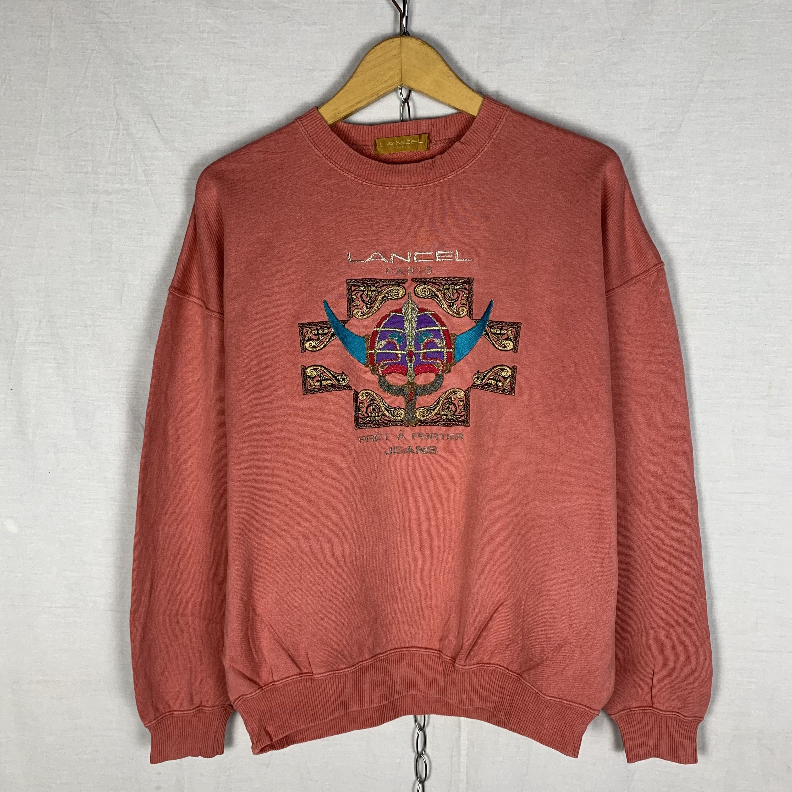Lancel Vintage Lancel Paris Sweatshirt Crewneck Size US L / EU 52-54 / 3 - 1 Thumbnail