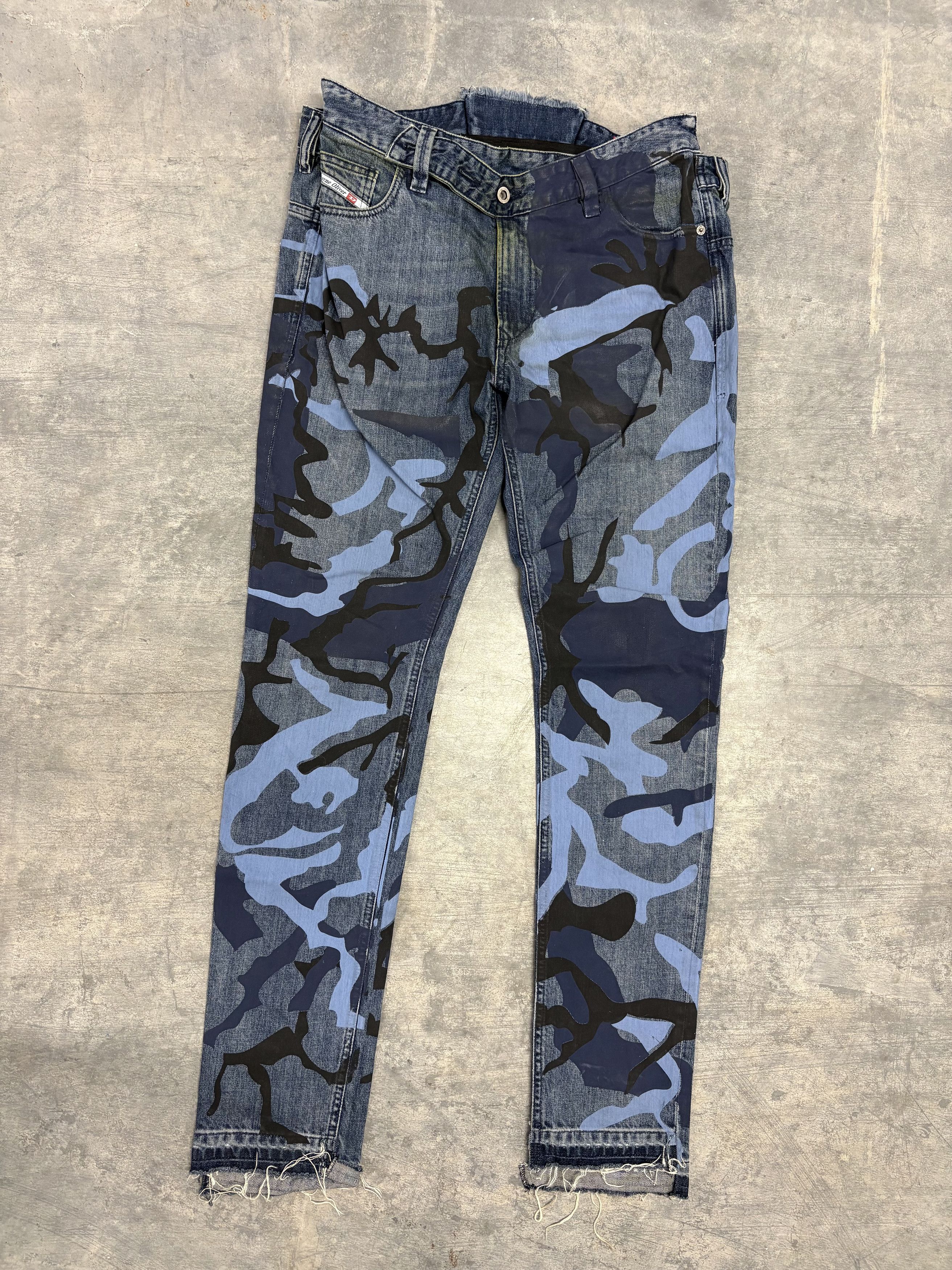 Hood By Air Shayne Oliver for Diesel Camo printed denim Size US 32 / EU 48 - 2 Thumbnail