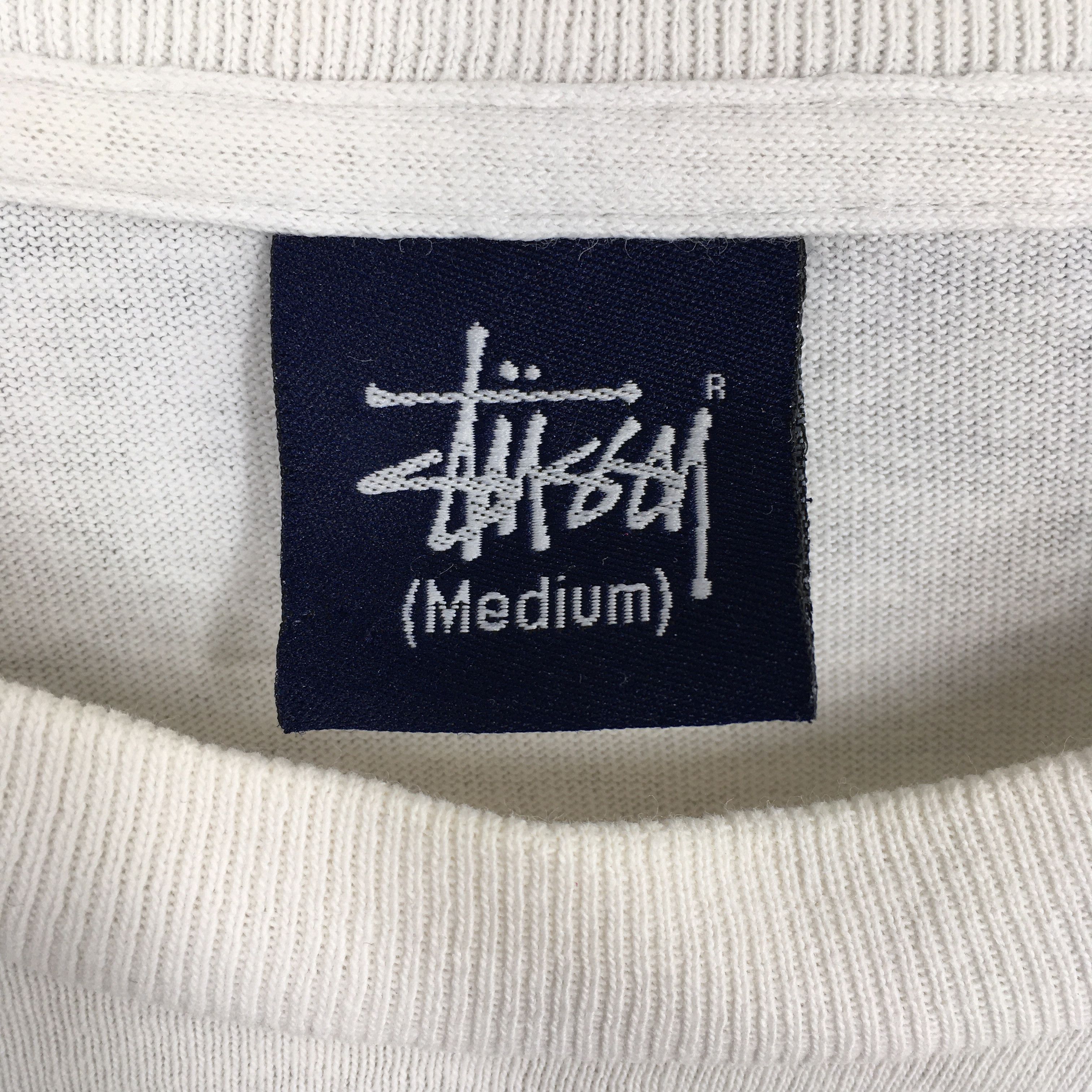 Stussy × Vintage Vintage 90s Stussy Usa Skater White T shirt Medium Size US M / EU 48-50 / 2 - 6 Thumbnail
