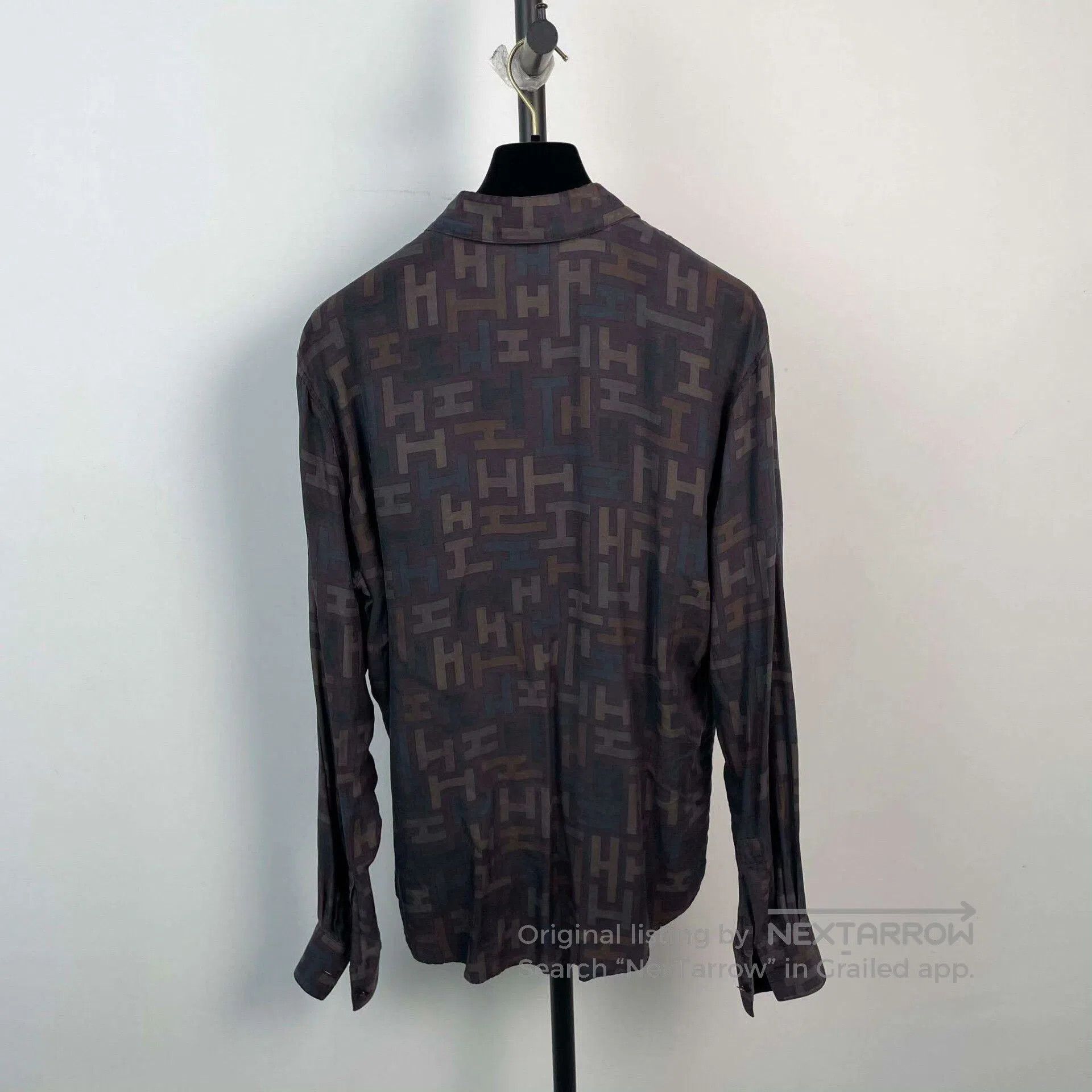 Hermes Hermès Brown Shirt Size 42. Size US XS / EU 42 / 0 - 2 Thumbnail