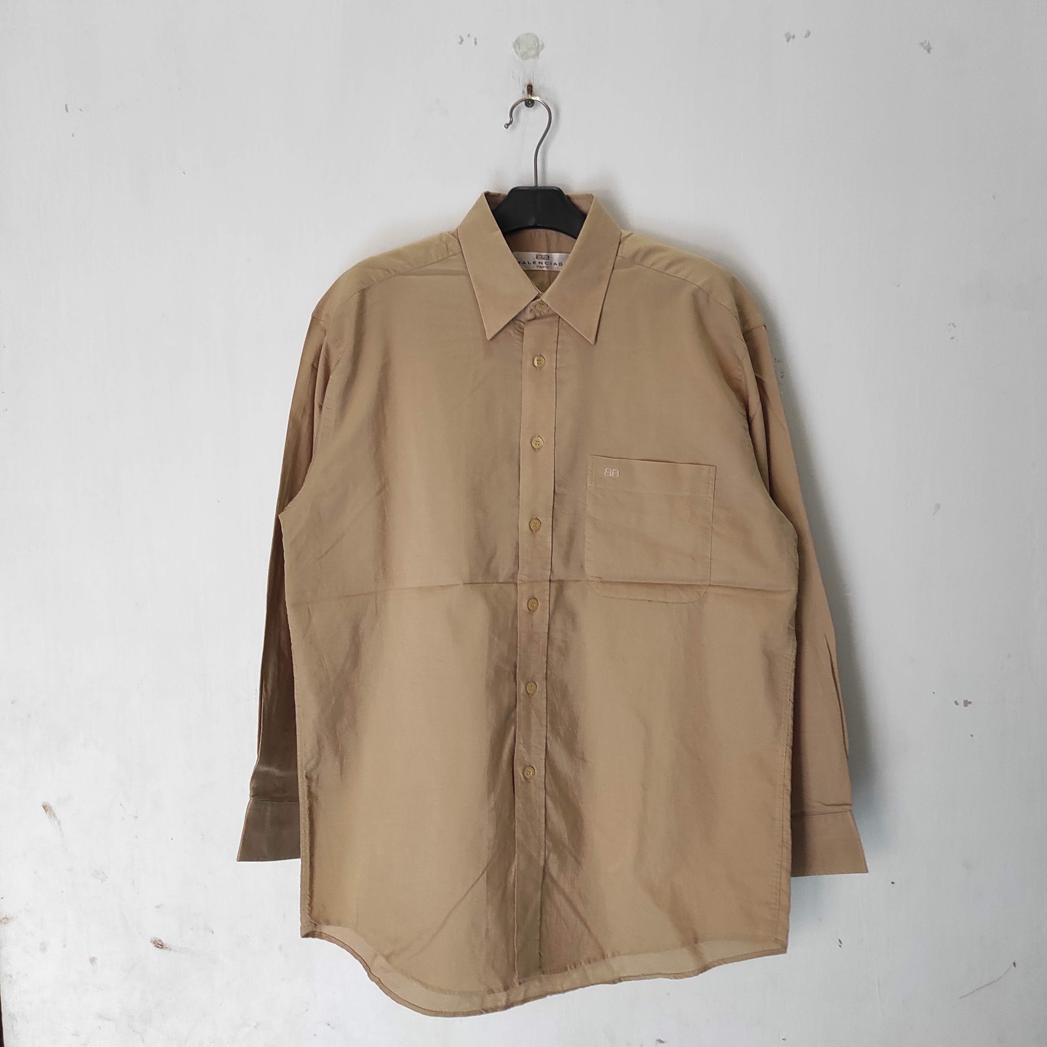 Balenciaga Vintage Balenciaga Paris Shirt Size US L / EU 52-54 / 3 - 2 Thumbnail