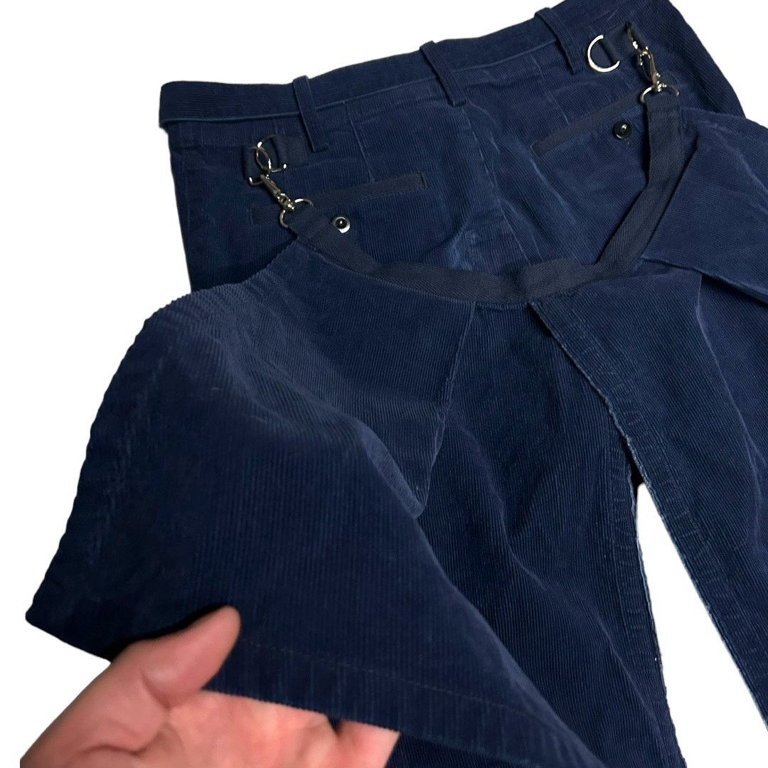 Sacai Archive Sacai Apron Pants Corduroy Pants Bondage Avant Garde Size US 34 / EU 50 - 4 Thumbnail