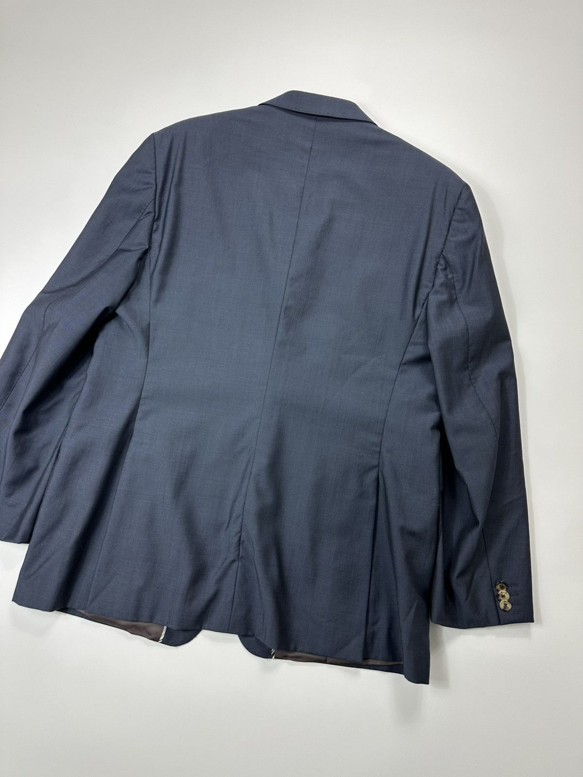 Paul Smith Paul Smith Classic Wool Blazer Men's 46R Blue Size 46R - 13 Thumbnail