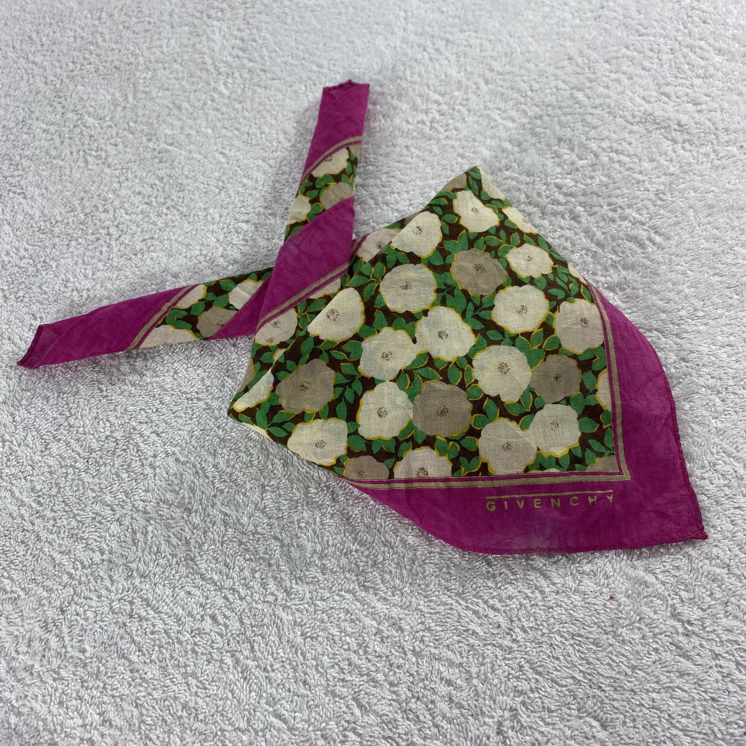 Vintage Givenchy Handkerchief / Neckerchief / Bandana Size ONE SIZE - 2 Thumbnail
