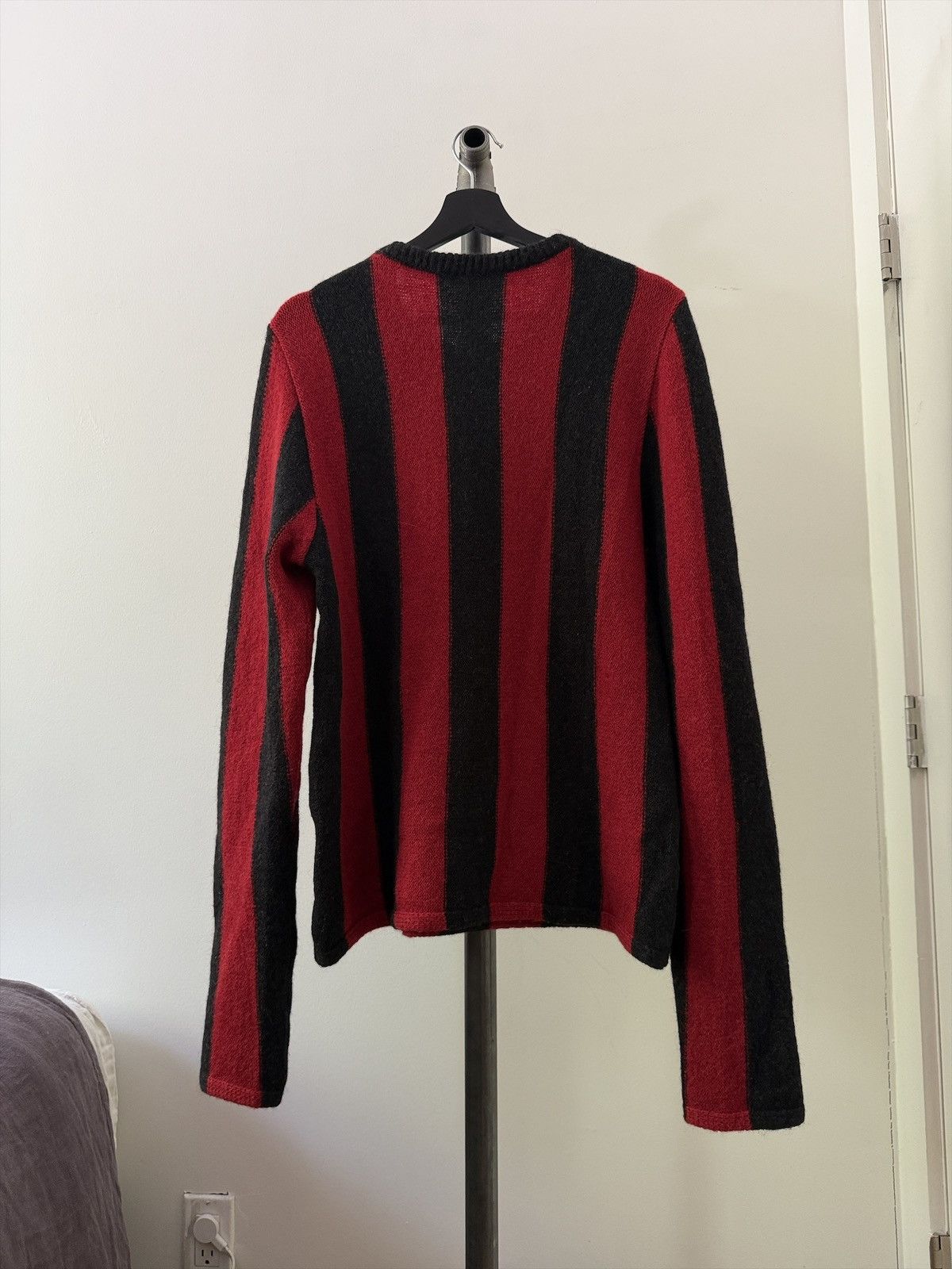 Ann Demeulemeester AW96 Striped Merino-Alpaca Sweater Size US S / EU 44-46 / 1 - 2 Thumbnail