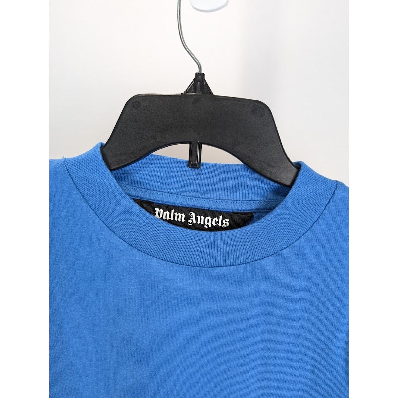 Palm Angels o1rshd1 Marine Logo Over T-Shirt in Blue / White Size US S / EU 44-46 / 1 - 5 Thumbnail