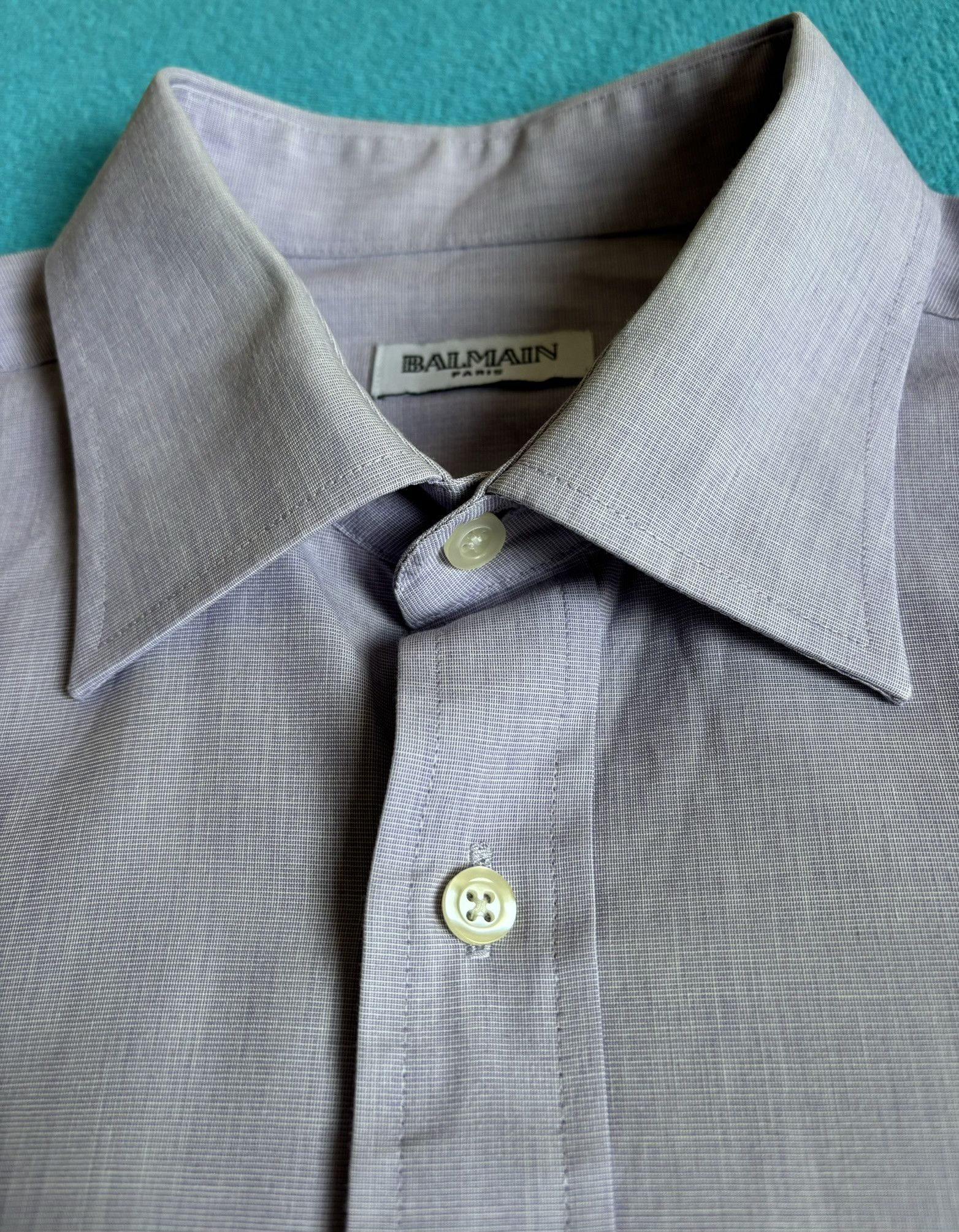 Balmain × Vintage Balmain Paris shirt size 16.5/42 Size US XL / EU 56 / 4 - 9 Thumbnail