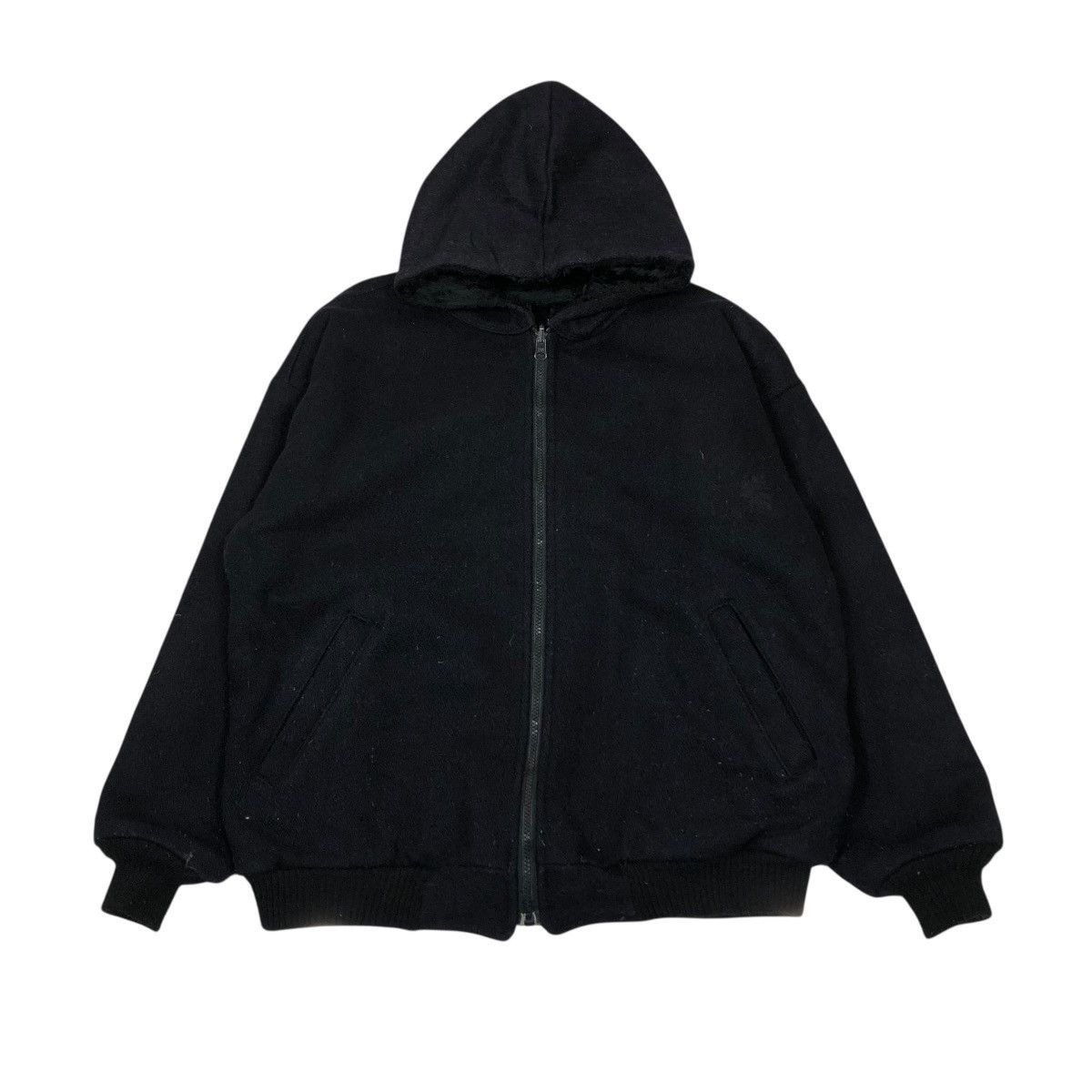 Vintage 🔥VINTAGE REVERSIBLE WOOL BOMBER JACKET MELTON ISSEY MIYAKE Size US M / EU 48-50 / 2 - 1 Thumbnail