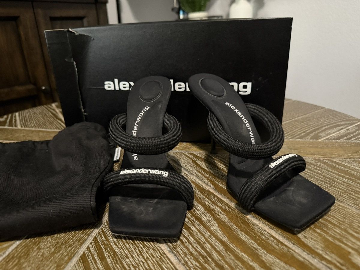 Alexander Wang Alexander Wang Black Strappy Sandals Size US 7 / IT 37 - 3 Thumbnail