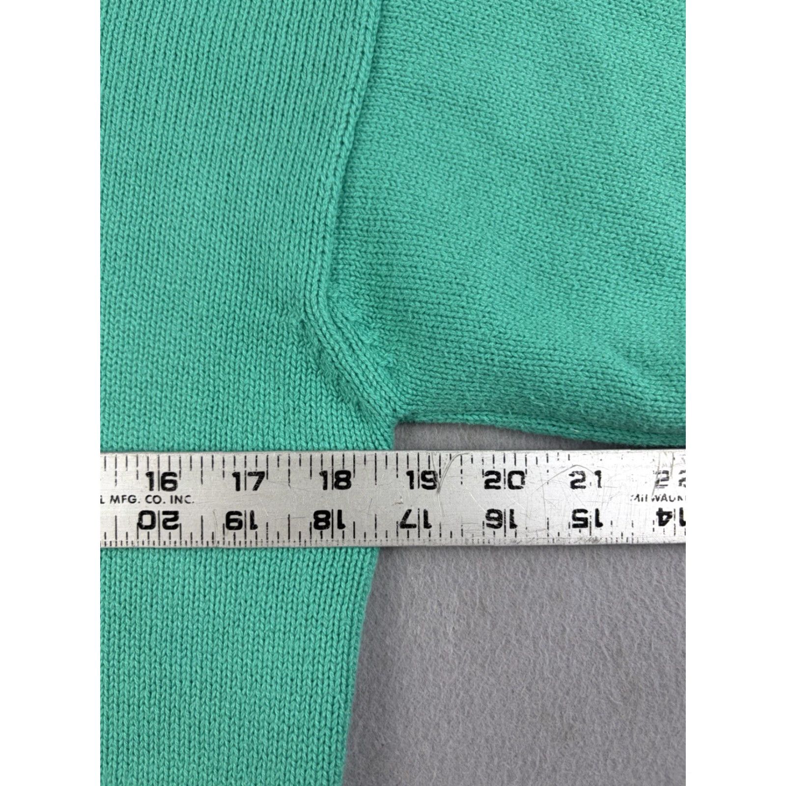 Brooks Brothers VINTAGE Brooks Brothers Sweater Women’s Small Green Cotton Short Sleeve 80s Size S / US 4 / IT 40 - 6 Thumbnail
