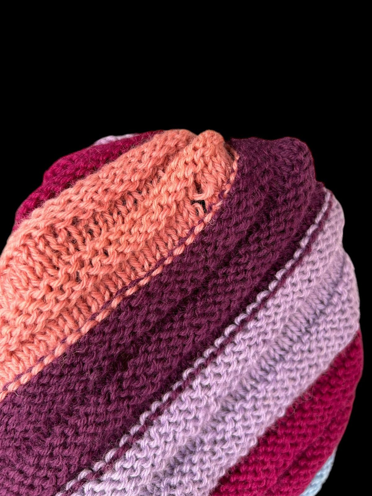 Japanese Brand × Kapital × Vintage Crochet Knitted Handmade Beanie Hats Size ONE SIZE - 7 Thumbnail