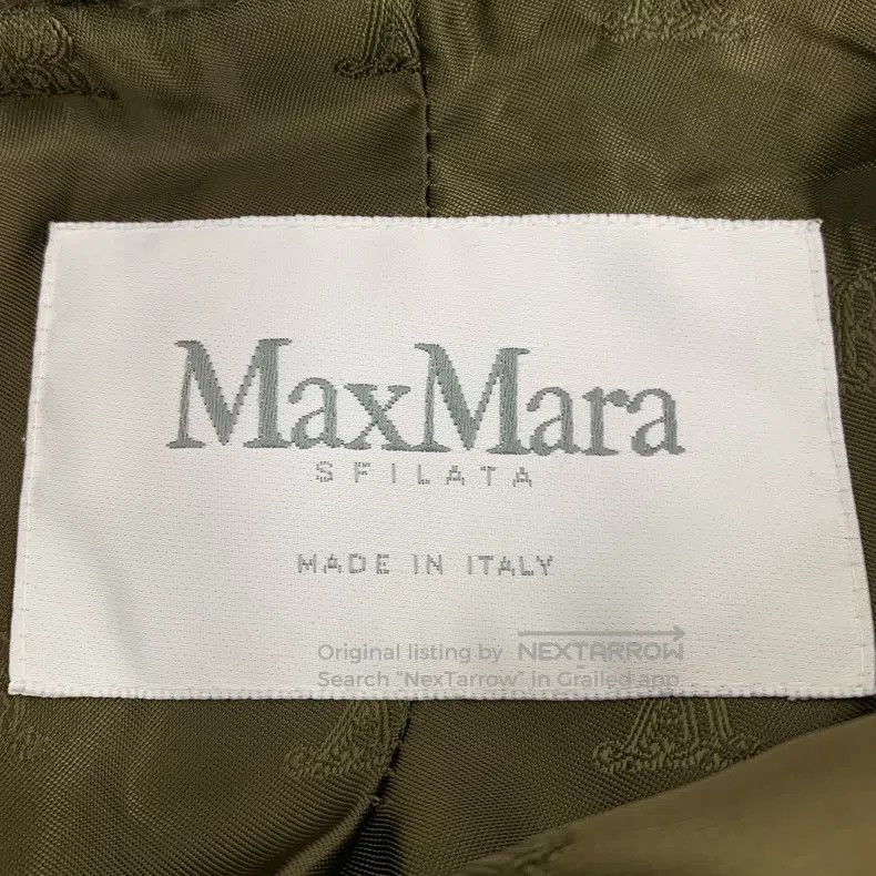Max Mara Max Mara Dark Green Teddy Alpaca Wool Collar Double Breast Size XS / US 0-2 / IT 36-38 - 5 Thumbnail