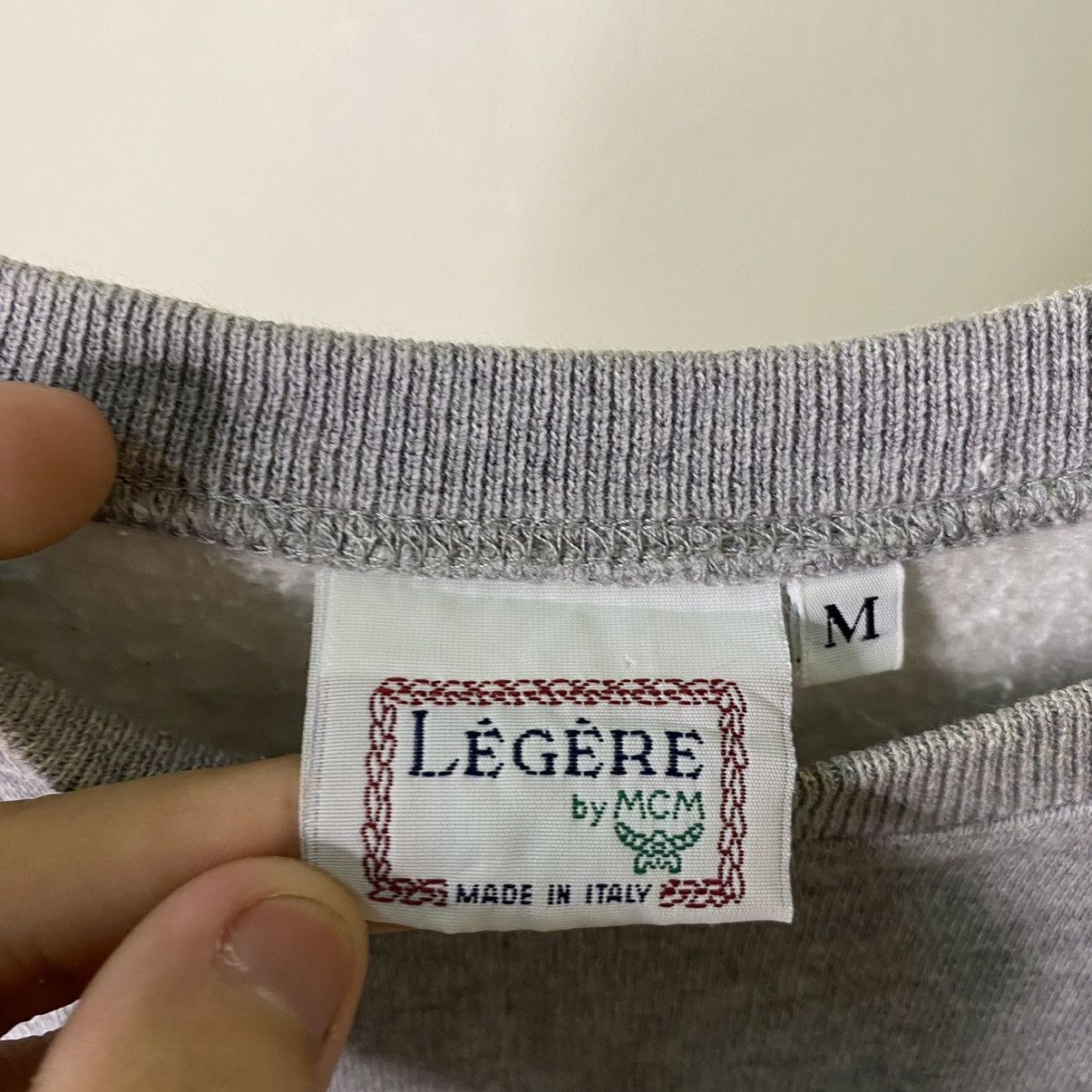 MCM × Vintage Vintage MCM Legere Sweatshirt Made in Italy Size US L / EU 52-54 / 3 - 3 Thumbnail