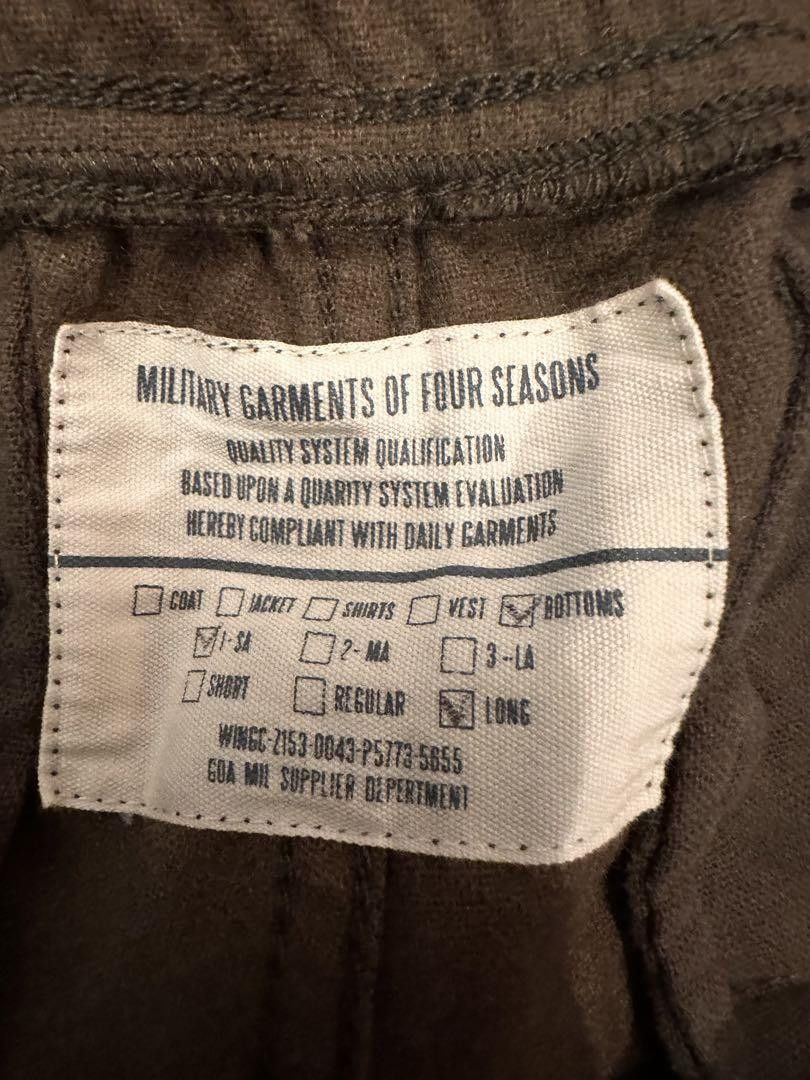Japanese Brand GOA Cotton Wool Parachute Cargo Pants Brown 1 Size US 30 / EU 46 - 3 Thumbnail