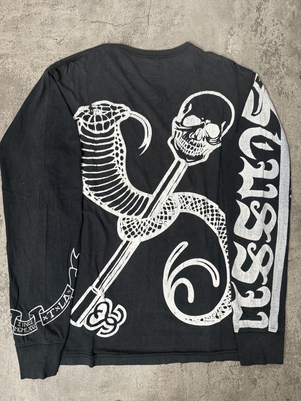 Stussy VINTAGE 90’S SKULL SNAKE LONGSLEEVE T-SHIRT 🔥RARE🔥 Size US M / EU 48-50 / 2 - 2 Thumbnail