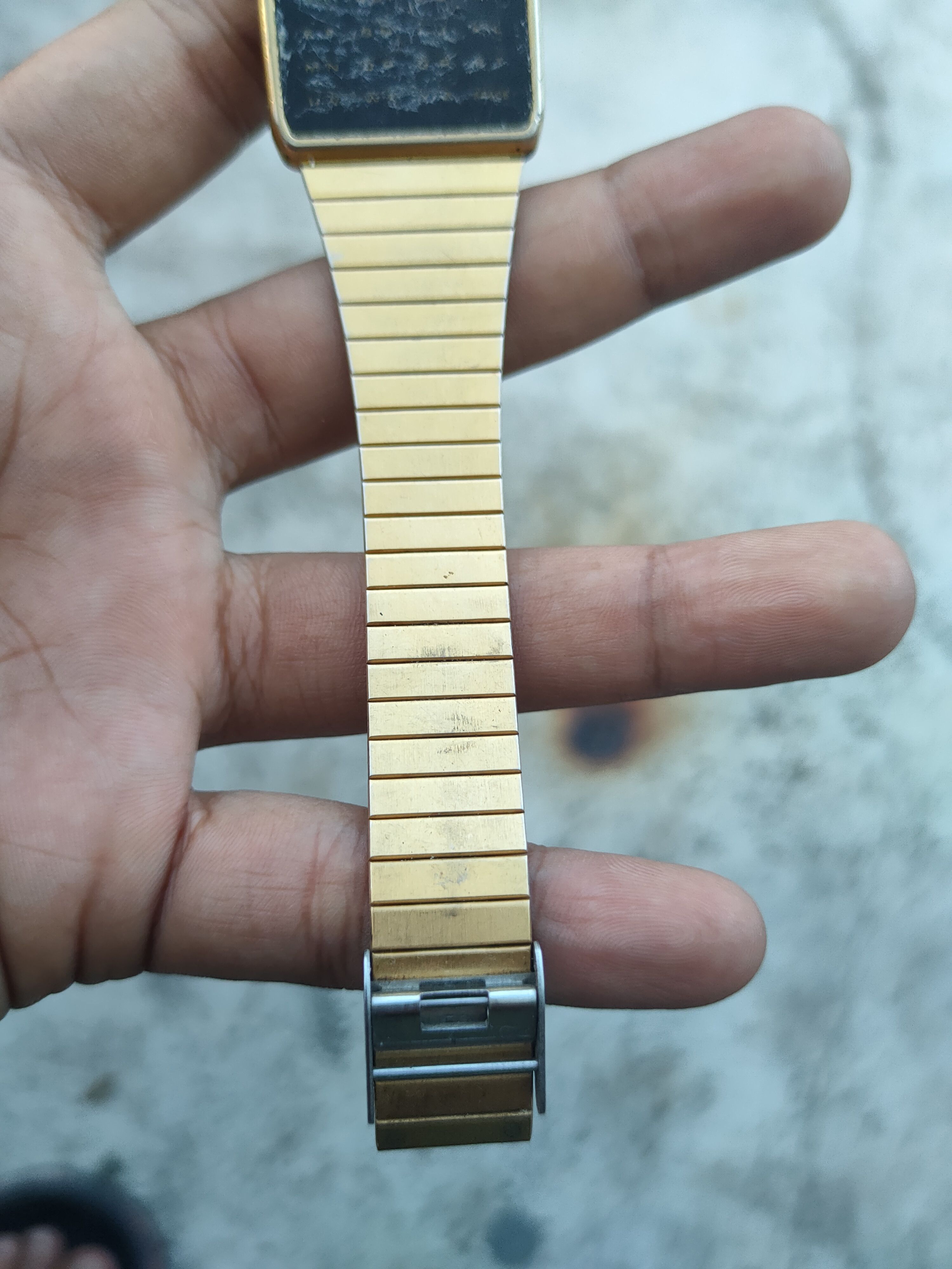Casio Casio Data Bank DBC610 worn gold watch japan Size ONE SIZE - 3 Thumbnail