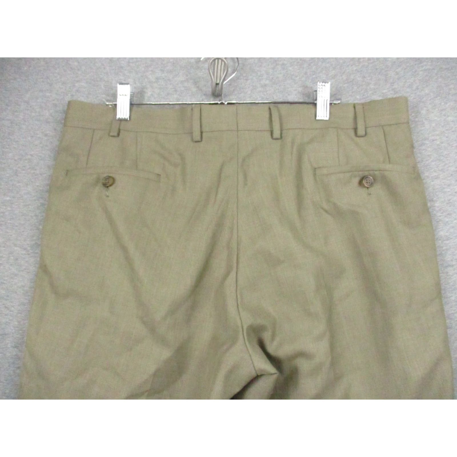 Ralph Lauren Lauren Ralph Lauren Dress Pants 36x30 Beige Polyester Pleated Dress Pants Mens Regular Beige Pants Size US 36 / EU 52 - 6 Thumbnail