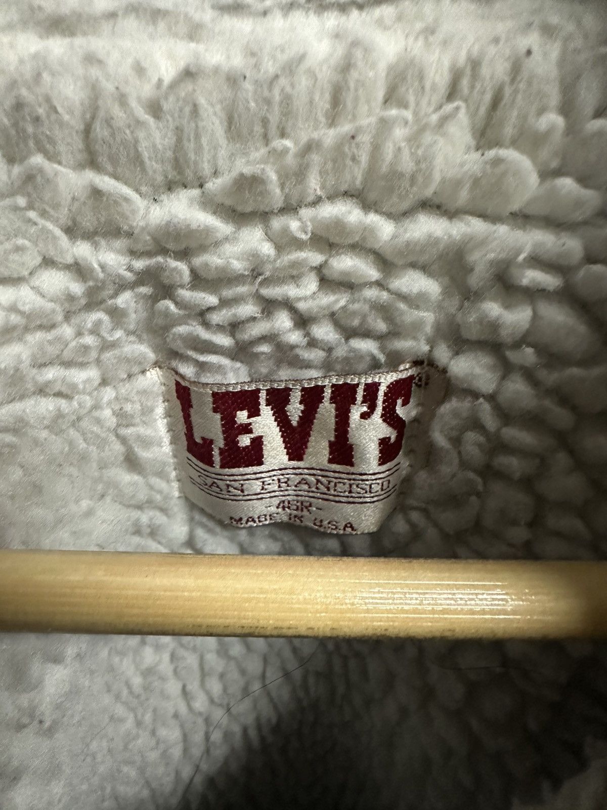 Levi's Vintage Clothing 80s 90s Levi’s denim Sherpa Size US L / EU 52-54 / 3 - 3 Thumbnail