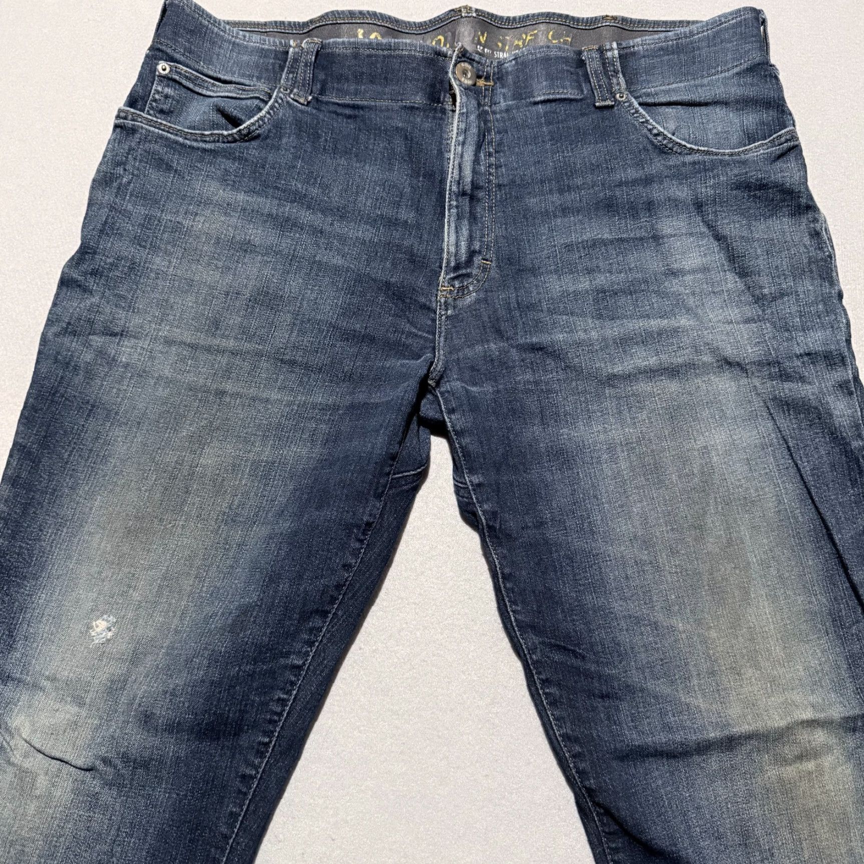 Lee Lee Jeans Men's Blue Denim Regular Motion Stretch Straight 40x32 Regular Fit Jeans Size US 40 / EU 56 - 3 Thumbnail