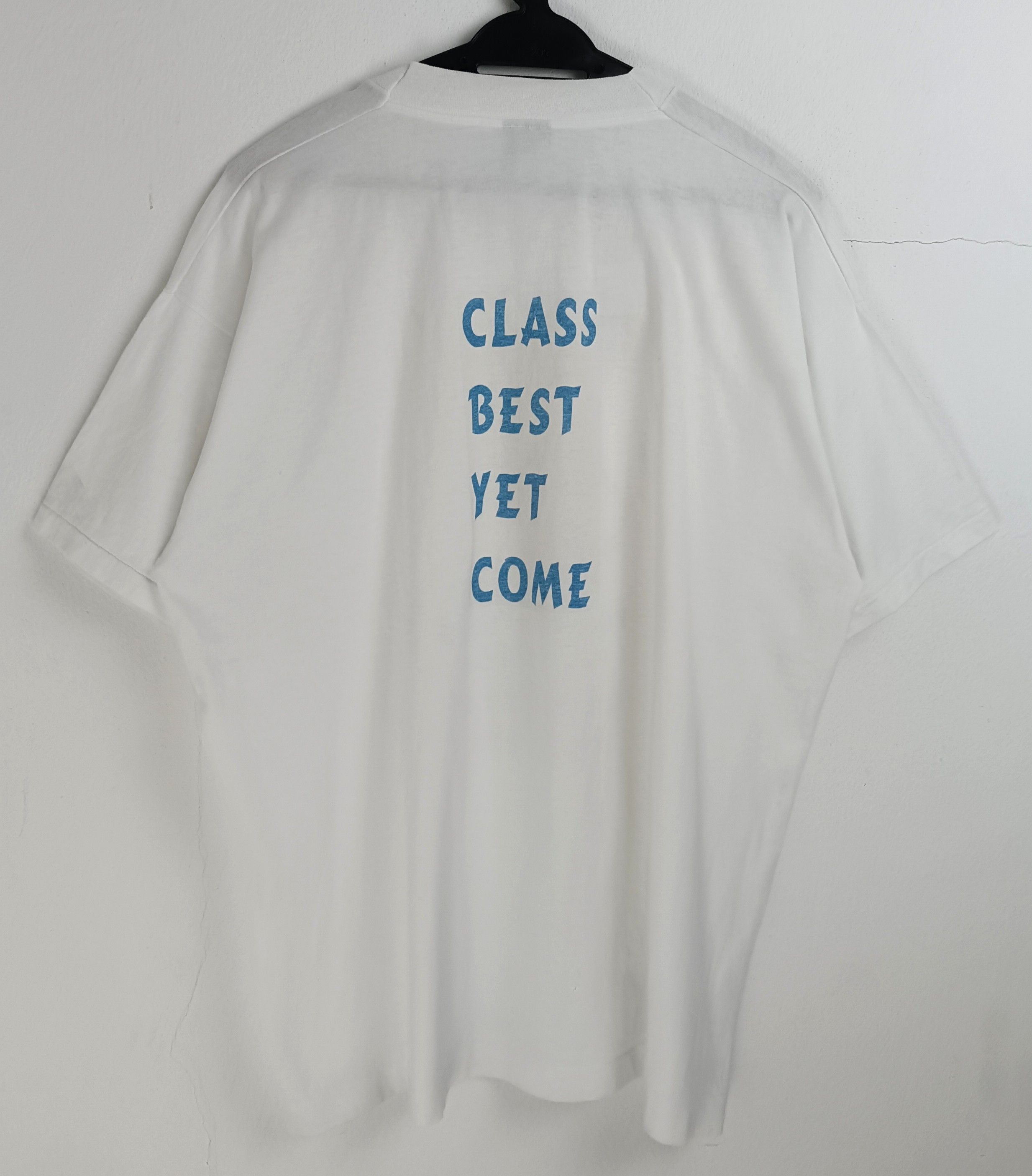 Vintage VINTAGE 90'S CRUSHED ON A TEACHER FUNNY HUMOR VERY RARE TEE Size US XL / EU 56 / 4 - 4 Thumbnail