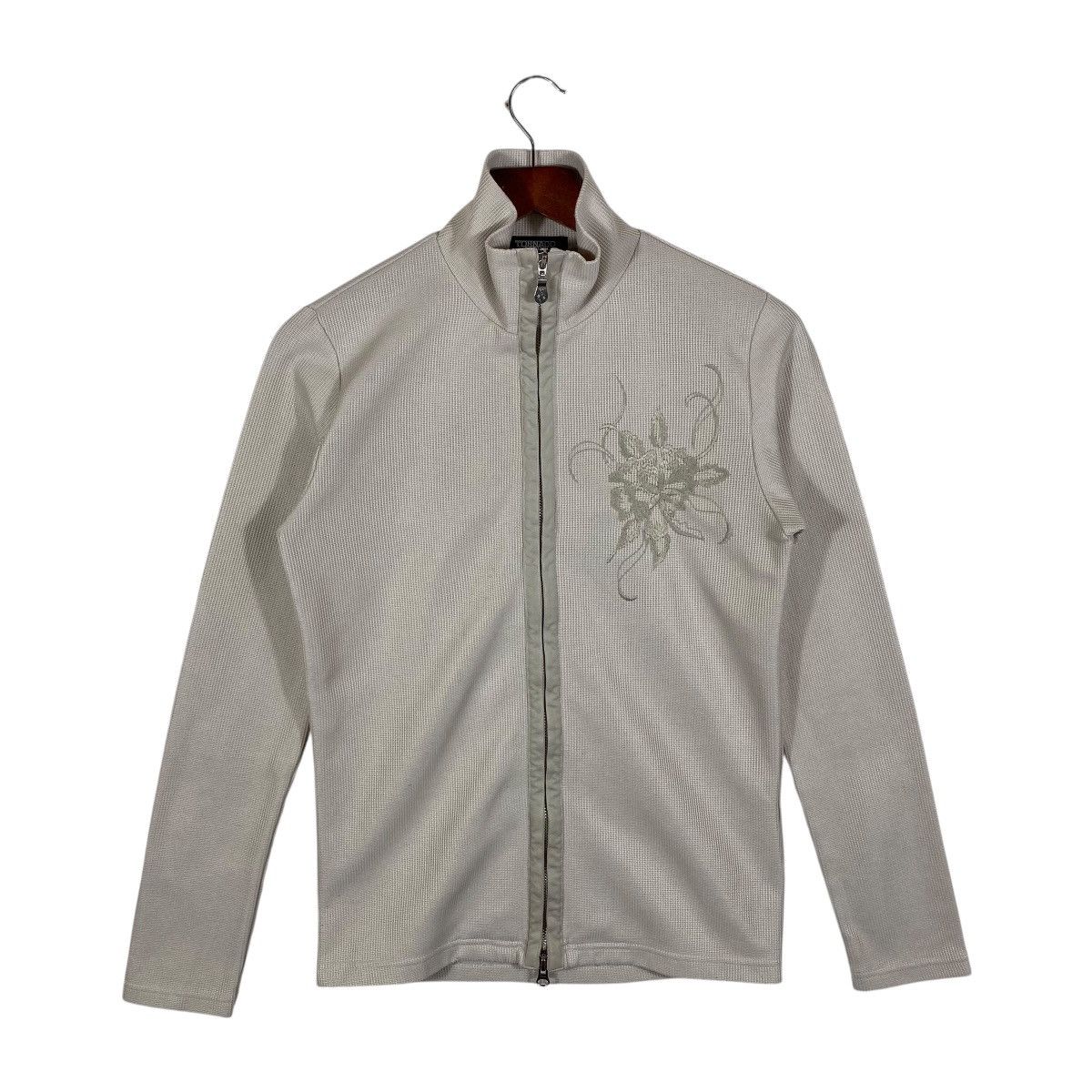 Tornado Mart Vintage 90s Tornado Mart Flower Embroidery Zipper Jacket Size US S / EU 44-46 / 1 - 1 Thumbnail
