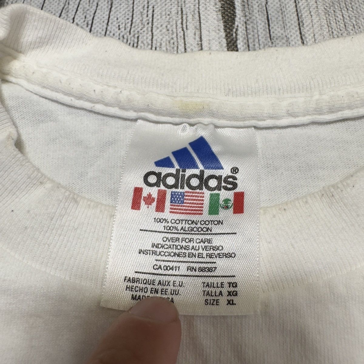 Adidas × Vintage Vintage Adidas Basketball tee Size US XL / EU 56 / 4 - 5 Thumbnail